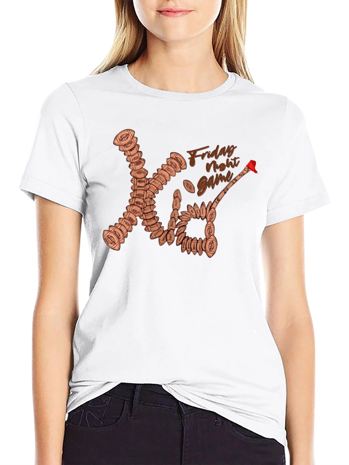 Friday Night Game Football T-Shirt