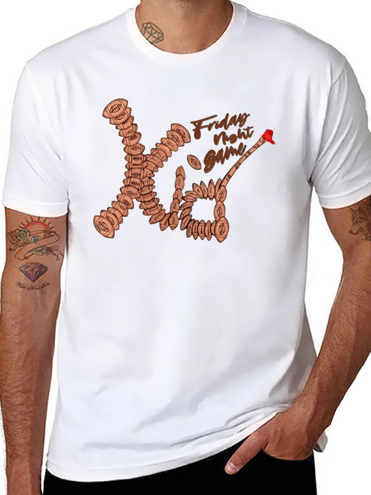 Friday Night Game Football T-Shirt