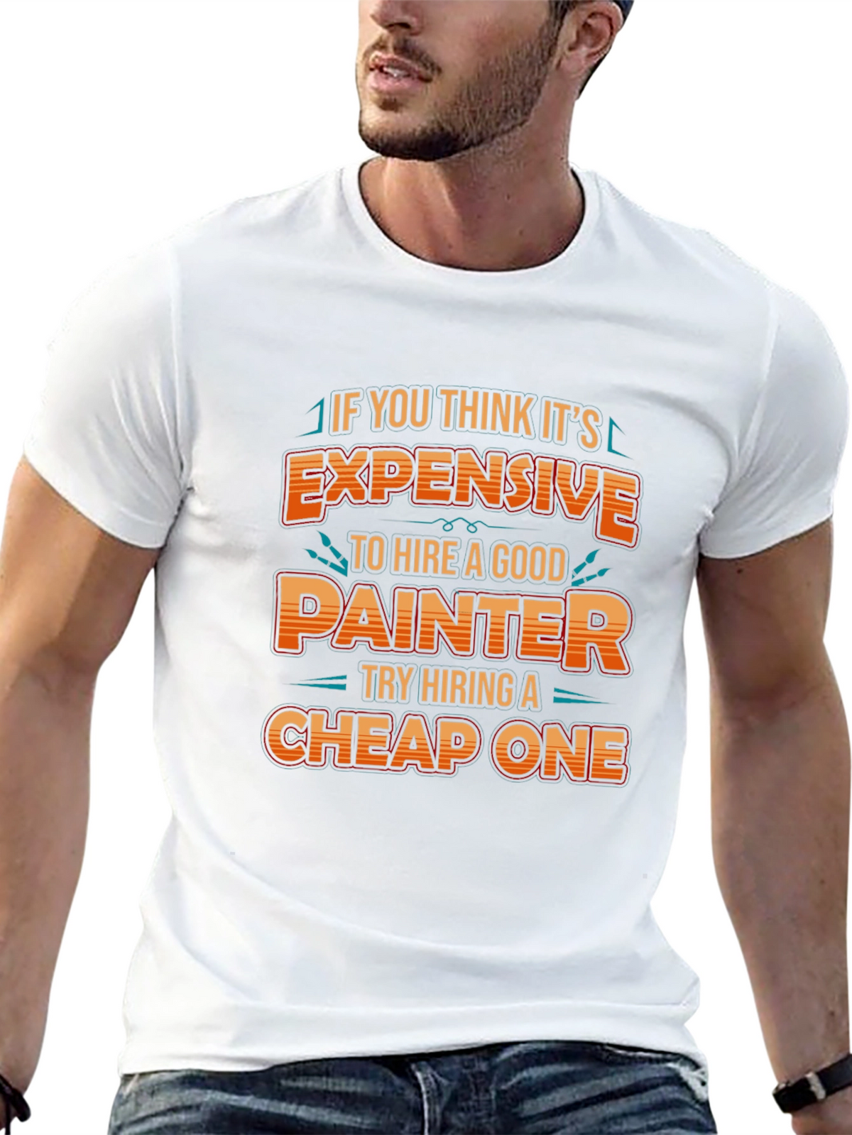Painter Graphic T-Shirt Funny Gift