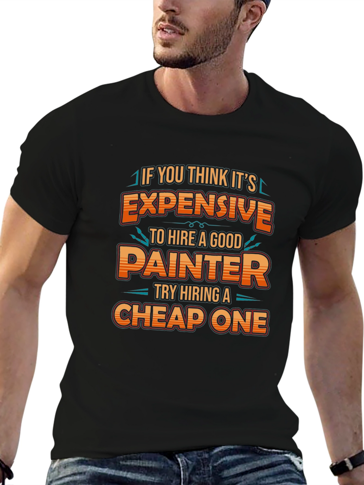 Painter Graphic T-Shirt Funny Gift