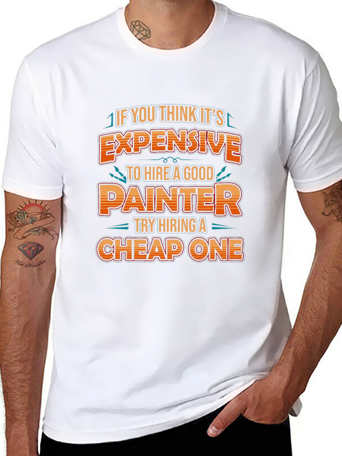Painter Graphic T-Shirt Funny Gift