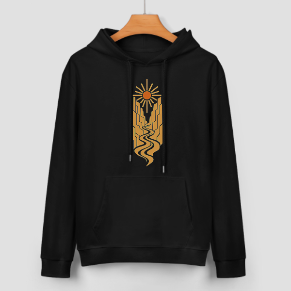 Black Canyon River Graphic Hoodie - front view 2 of 4