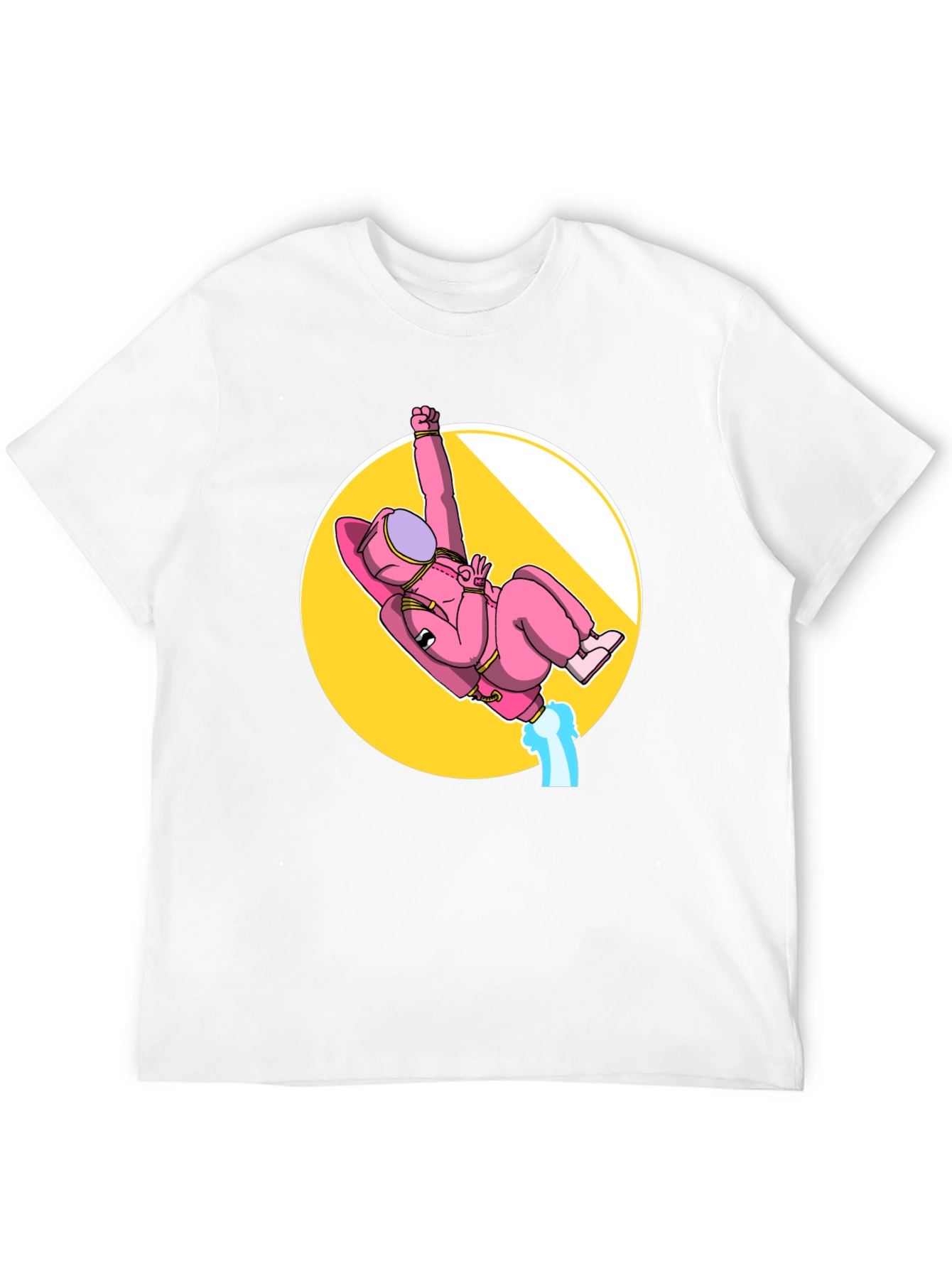 Pink Astronaut Among Us T-Shirt