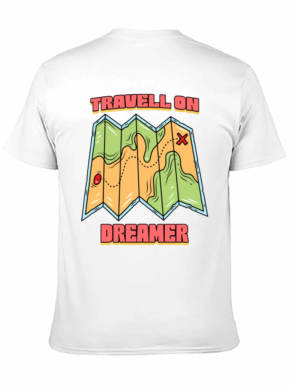 Travell On Dreamer Black T-Shirt