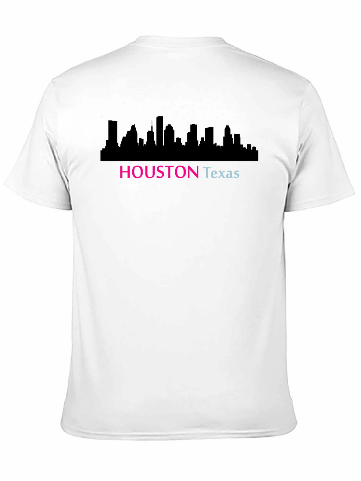 Houston Texas Skyline Graphic Black T-Shirt