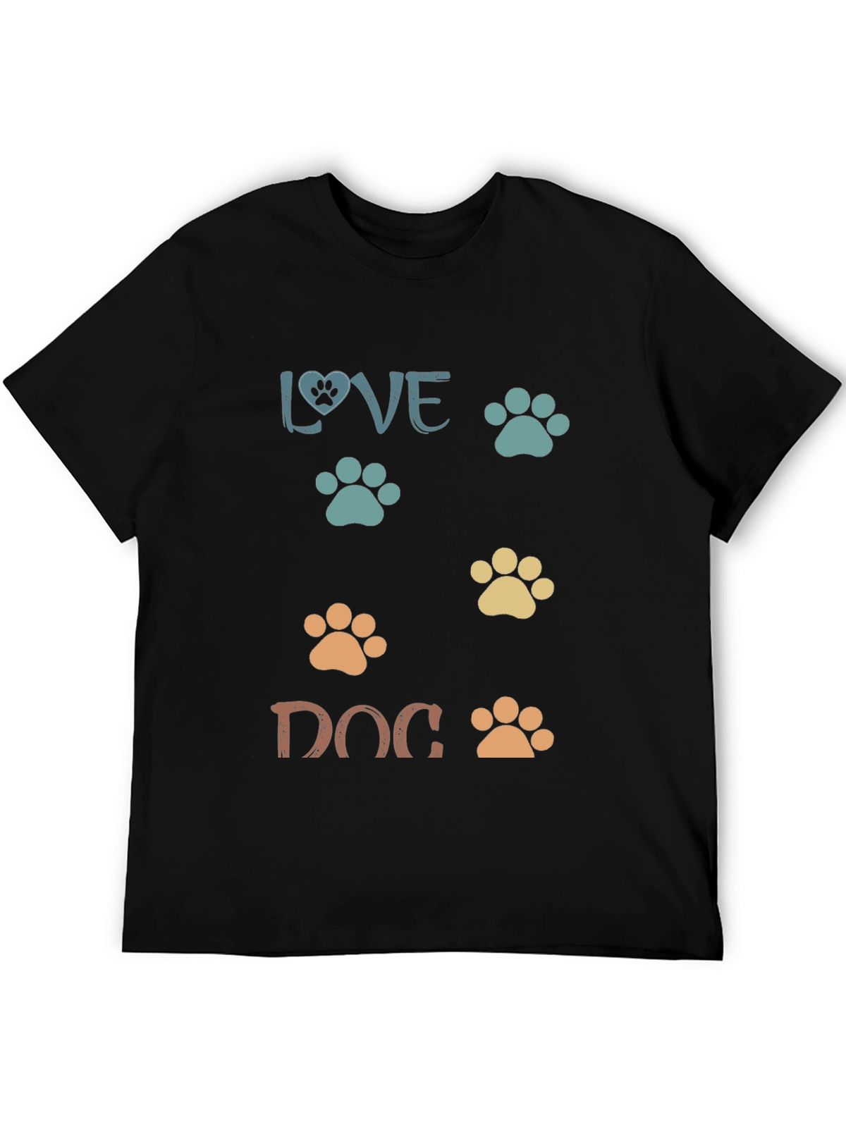 Love Dog Paw Print T-Shirt