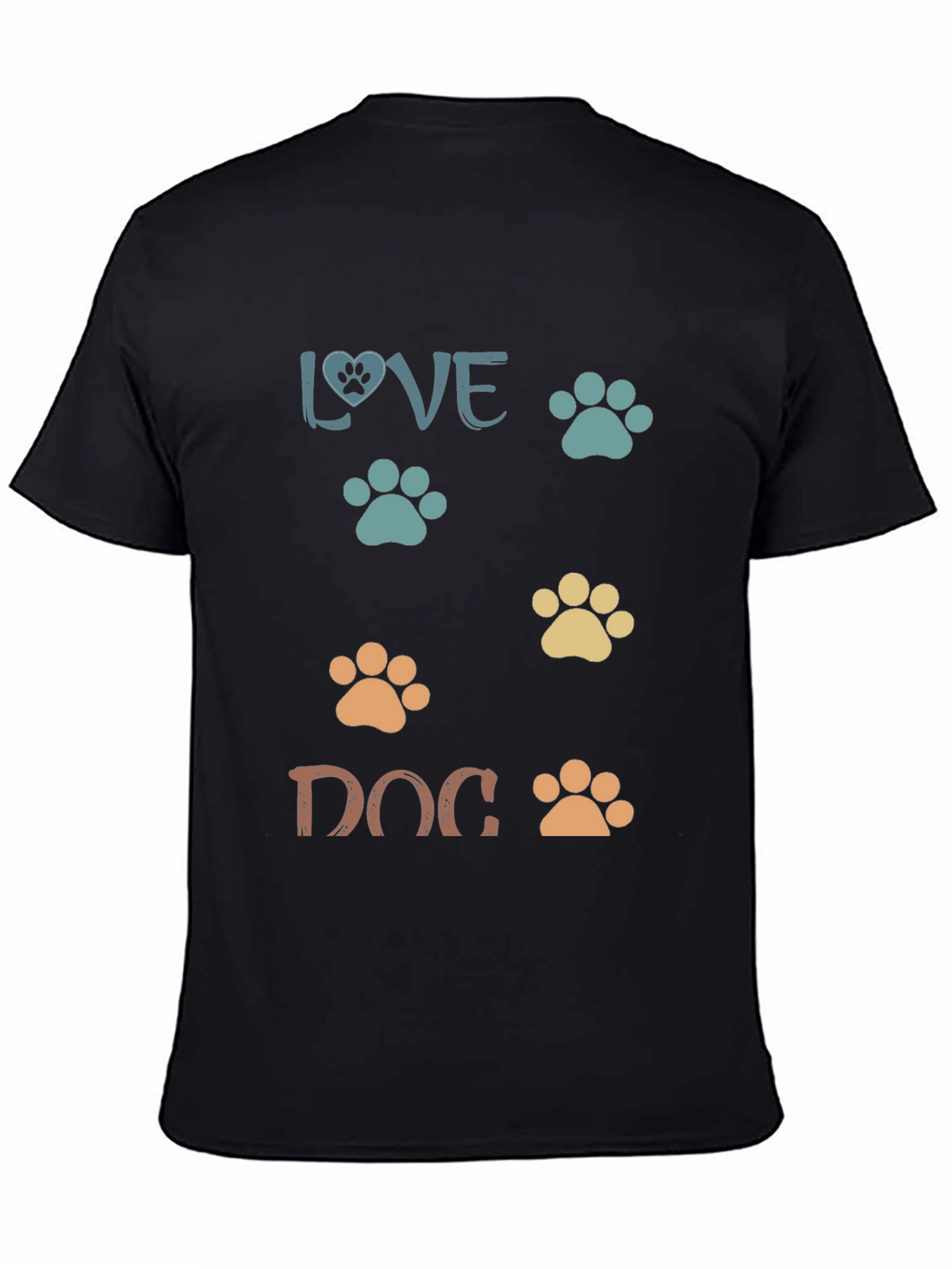 Love Dog Paw Print T-Shirt