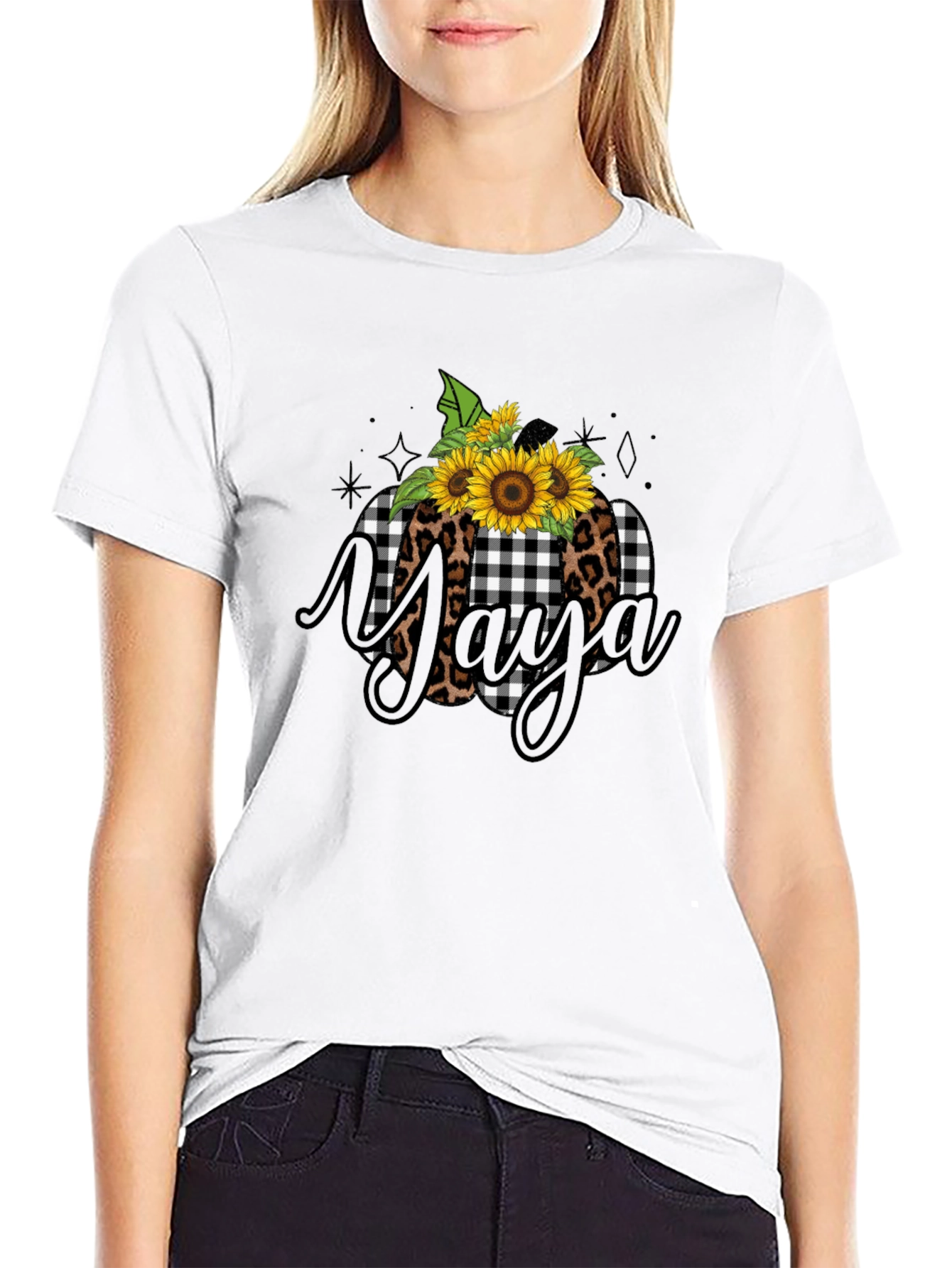 Yaya Sunflower Pumpkin Graphic Tee