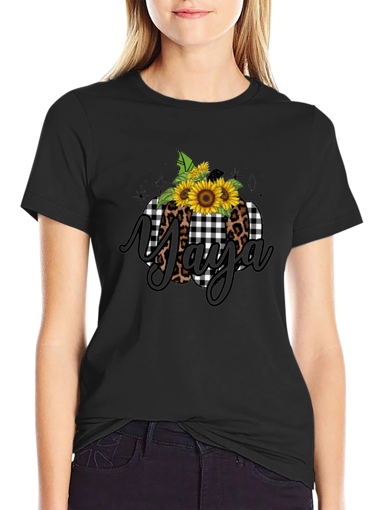 Yaya Sunflower Pumpkin Graphic Tee