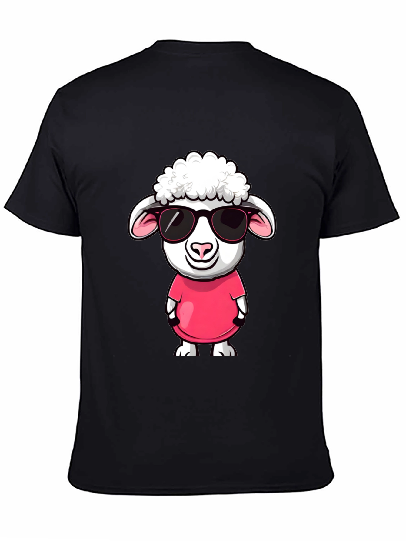 Cool Sheep T-Shirt - Cartoon Lamb with Sunglasses