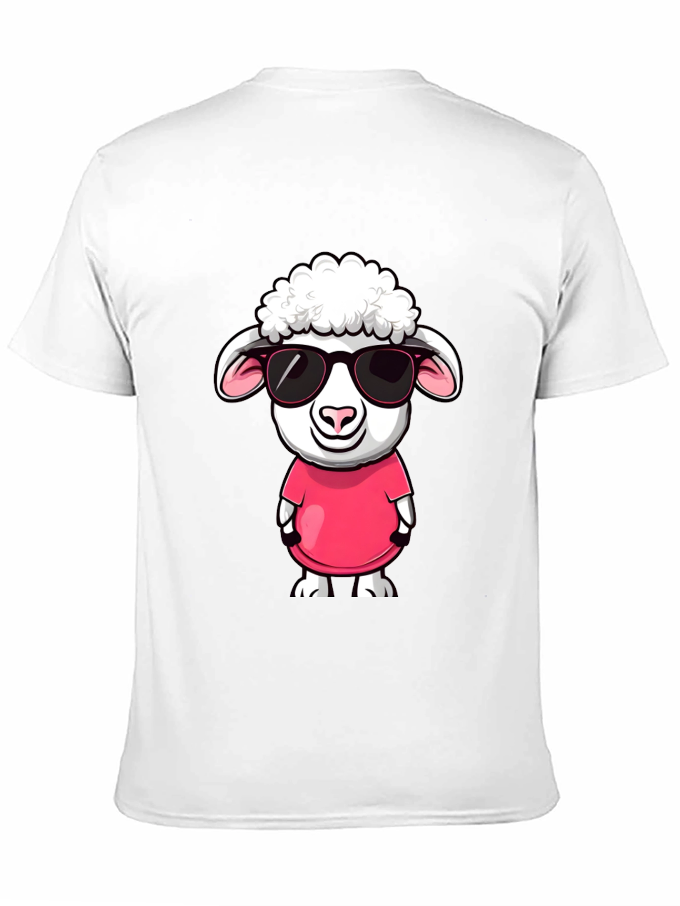 Cool Sheep T-Shirt - Cartoon Lamb with Sunglasses