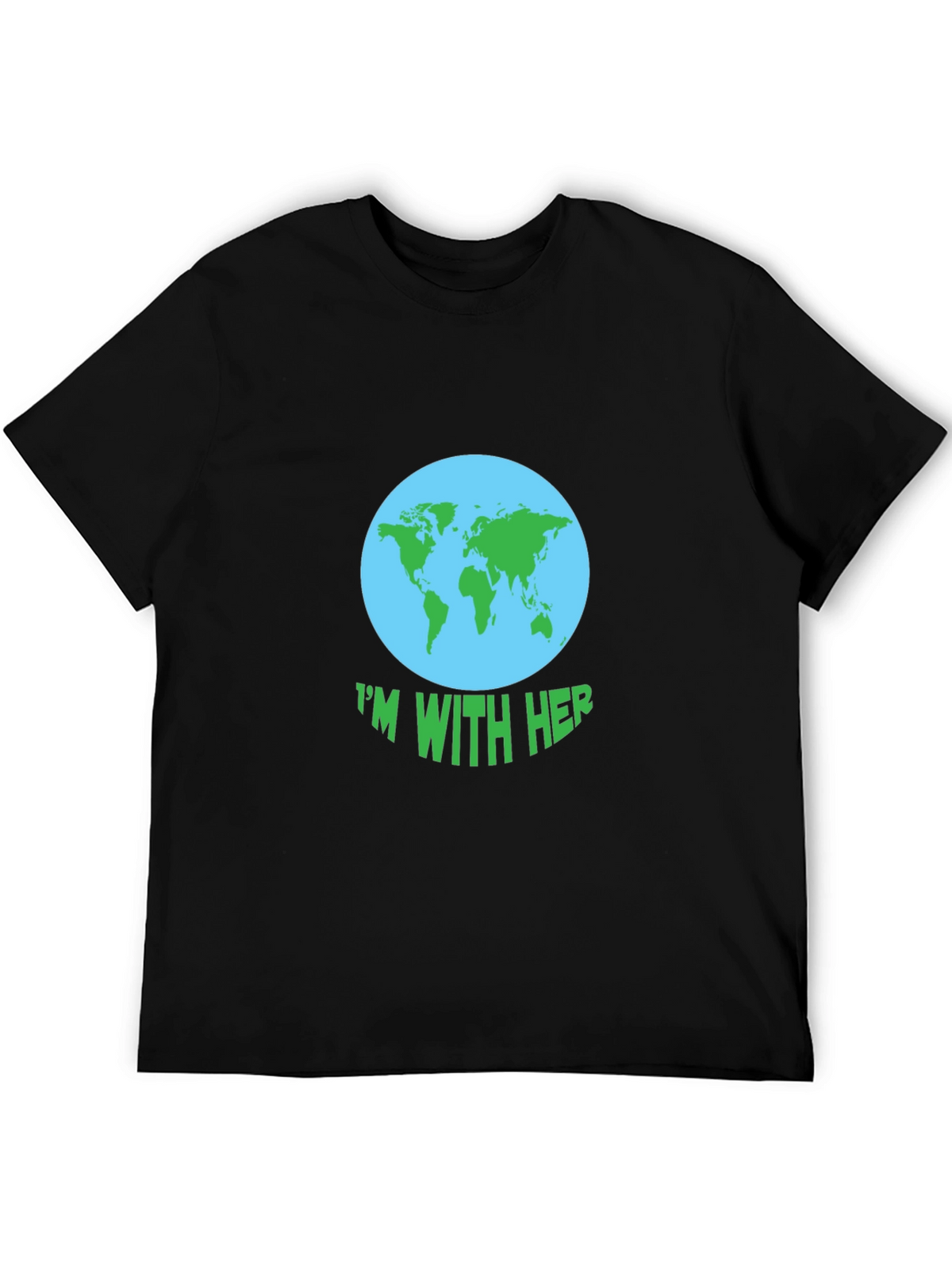 Im With Her Earth Graphic Tee