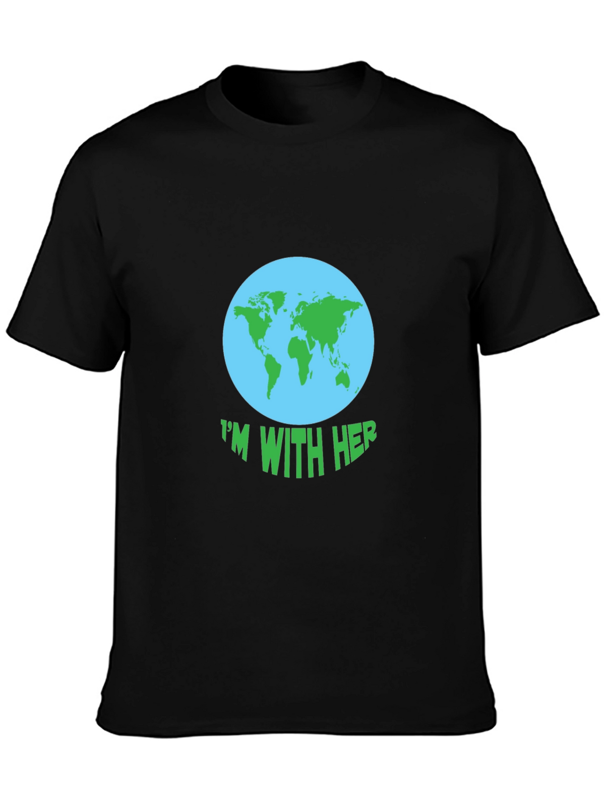 Im With Her Earth Graphic Tee