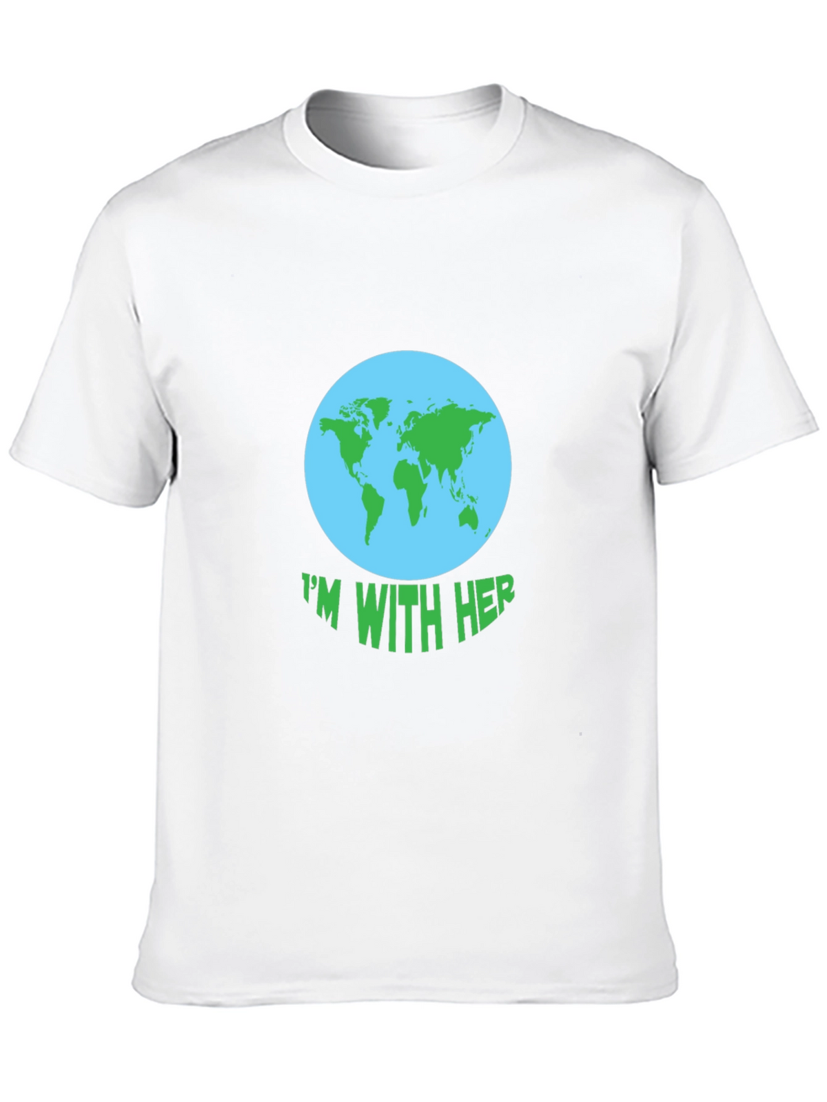 Im With Her Earth Graphic Tee
