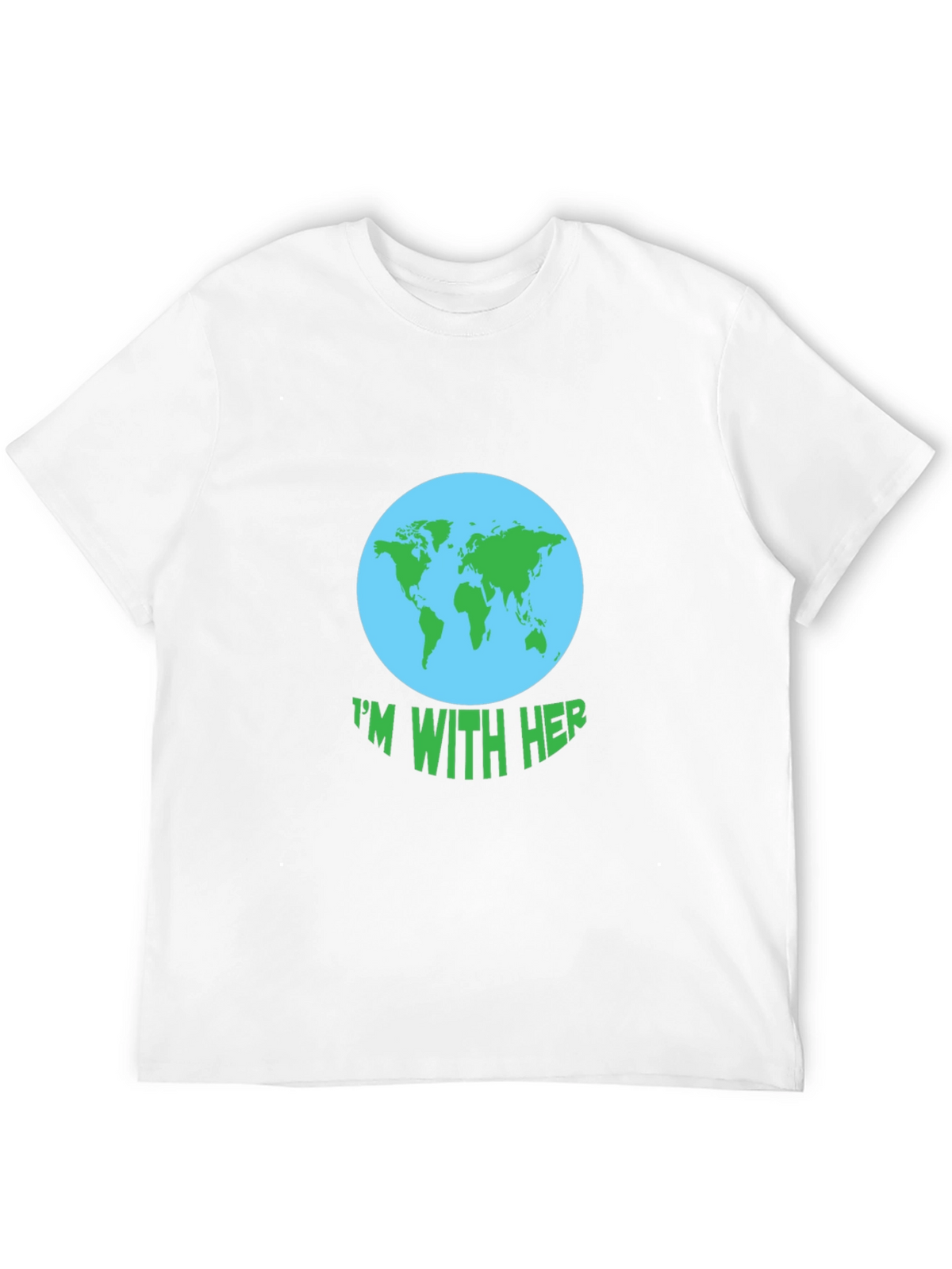 Im With Her Earth Graphic Tee