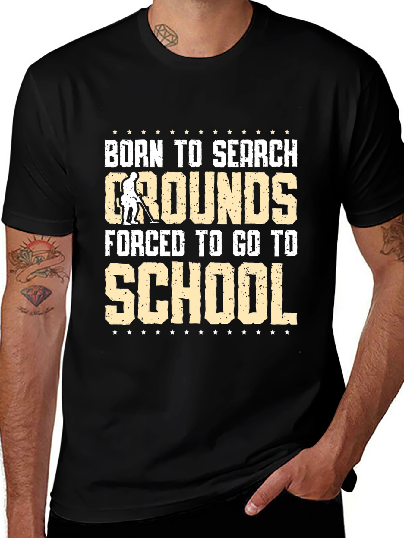 Born to Search Grounds T-Shirt