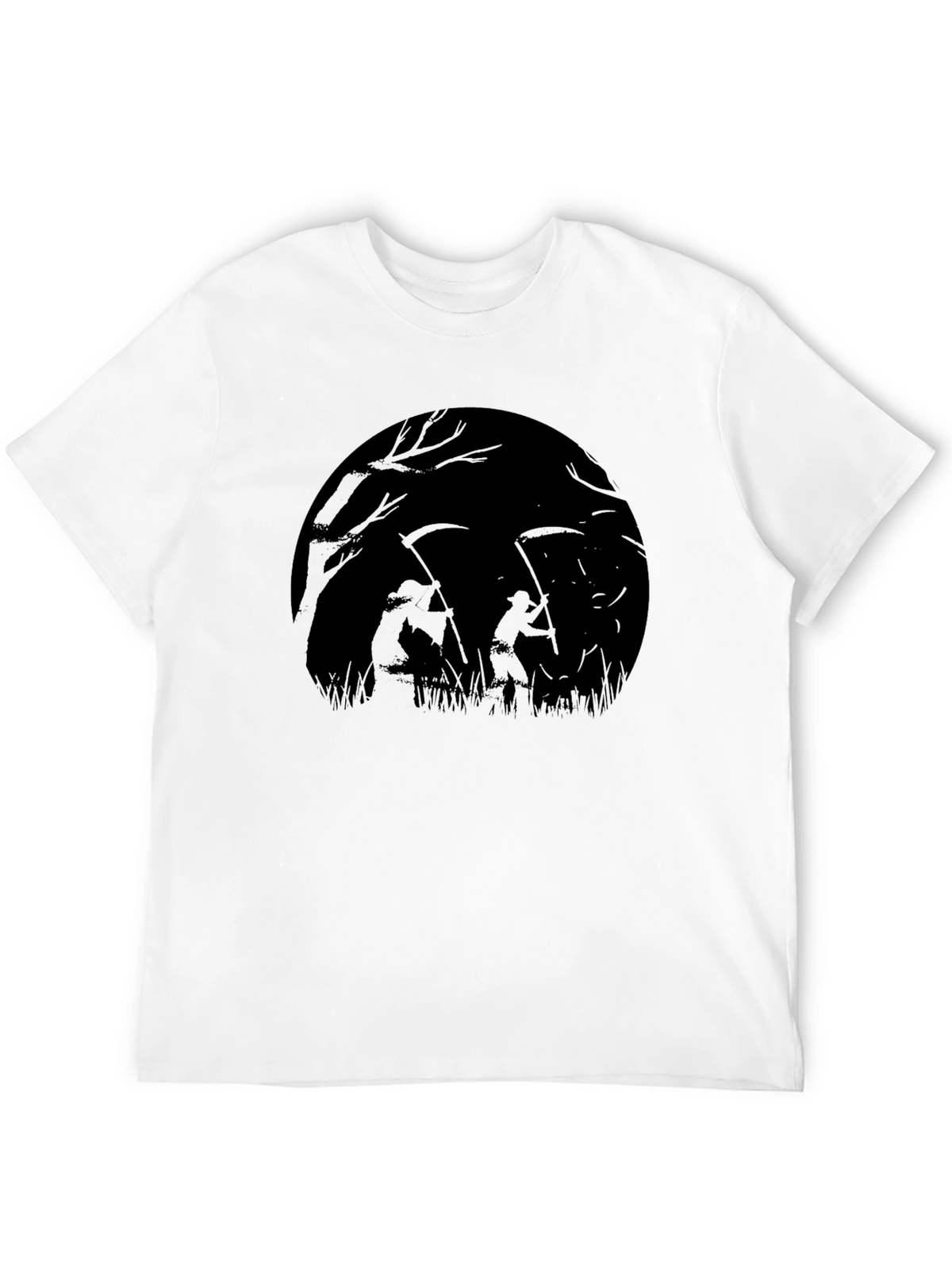 Grim Reaper Graphic Tee - Dark Harvest Design