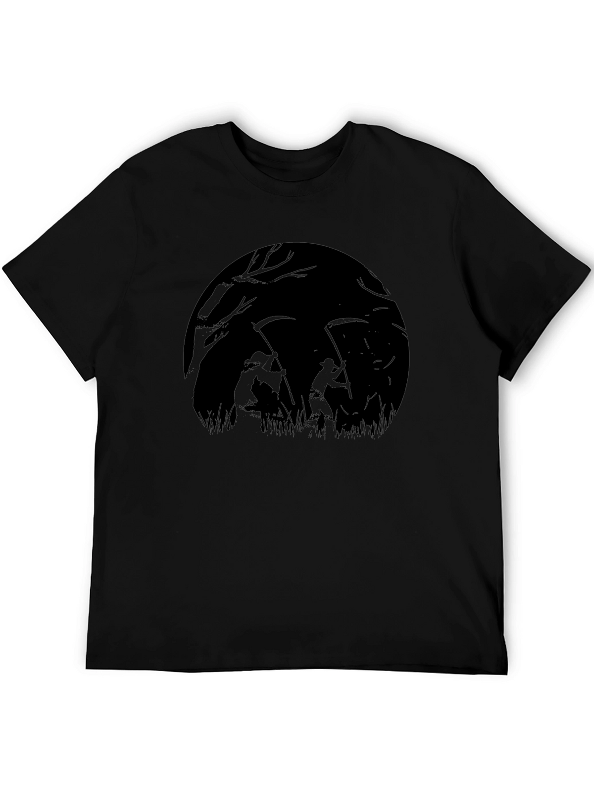 Grim Reaper Graphic Tee - Dark Harvest Design