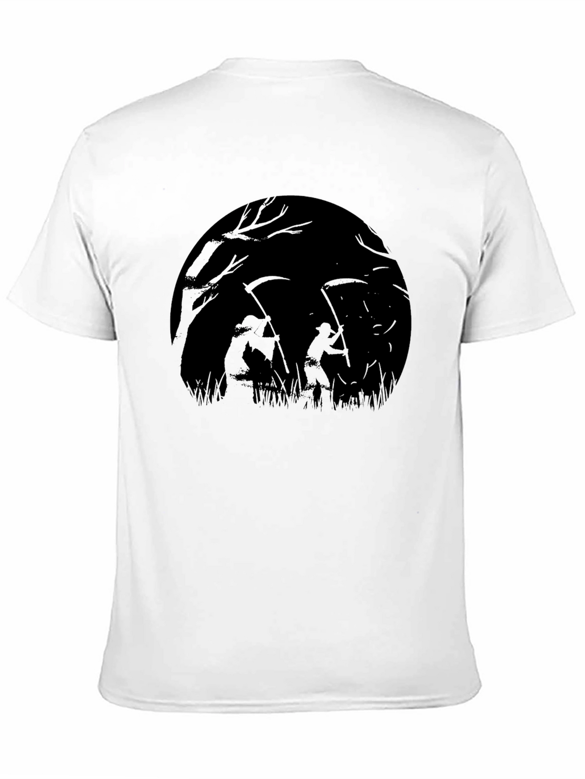 Grim Reaper Graphic Tee - Dark Harvest Design