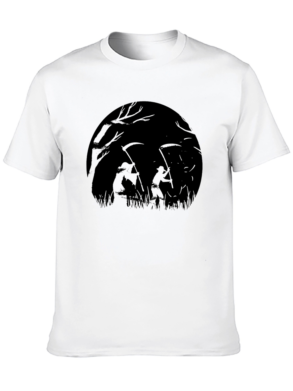 Grim Reaper Graphic Tee - Dark Harvest Design