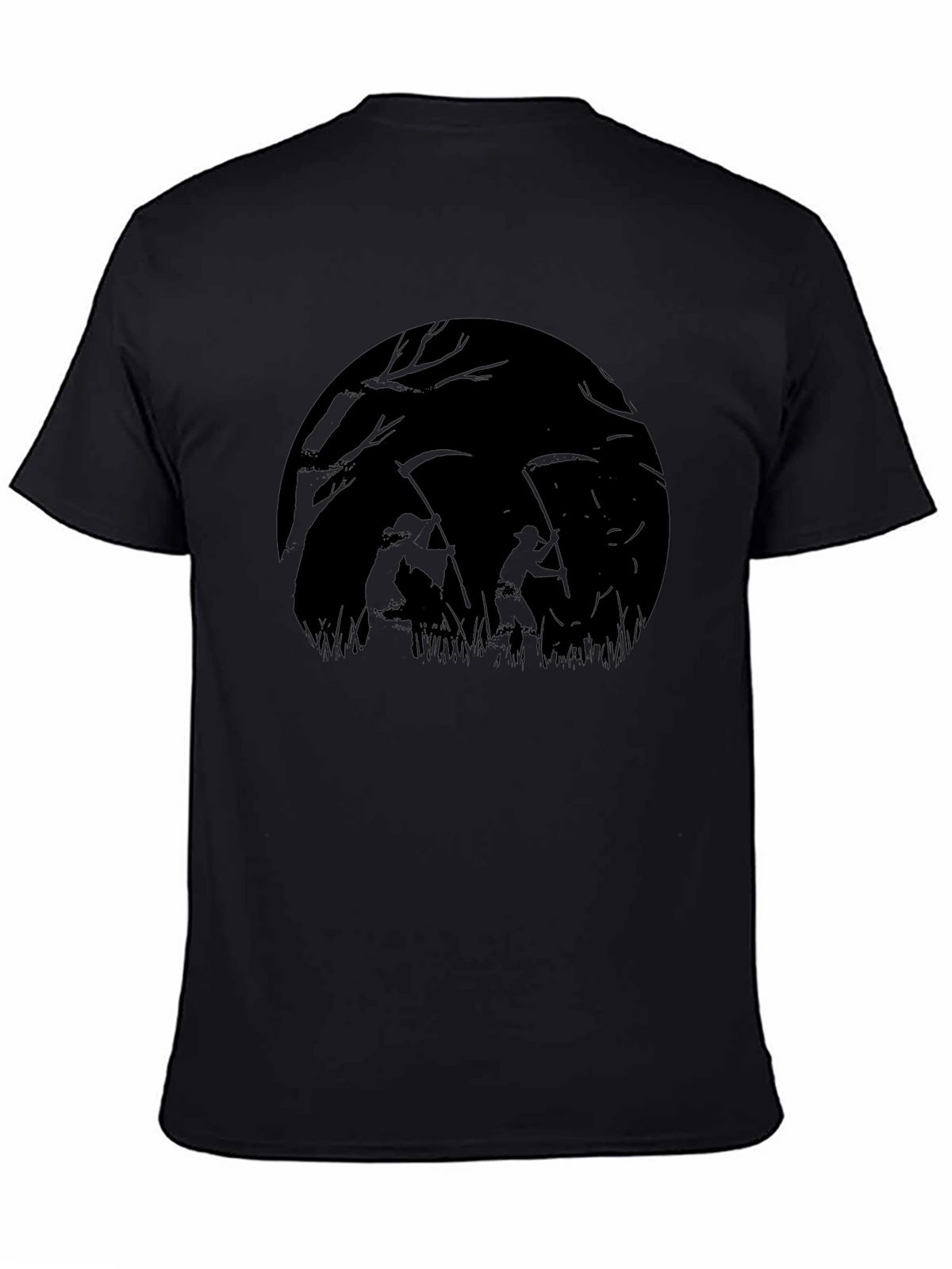 Grim Reaper Graphic Tee - Dark Harvest Design