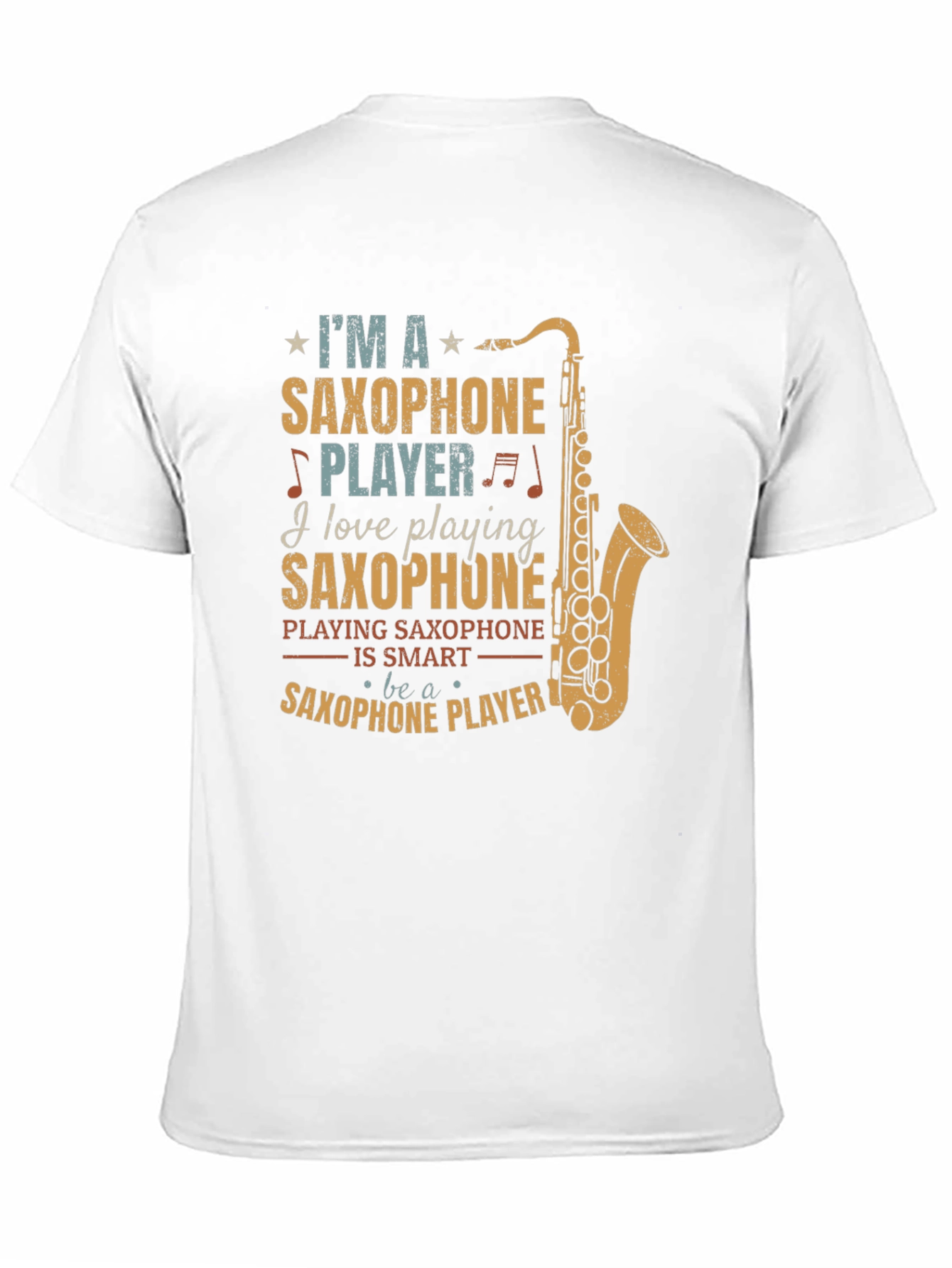 Saxophone Player T-Shirt - Music Lover Gift
