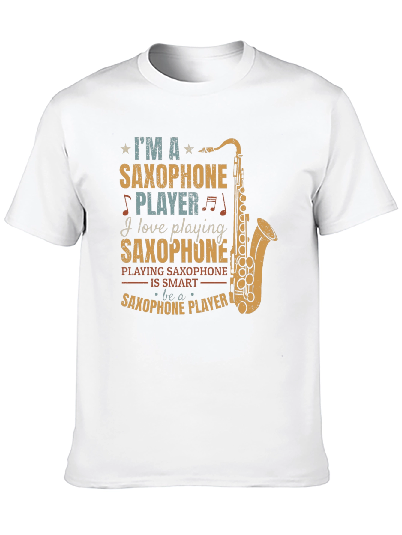 Saxophone Player T-Shirt - Music Lover Gift