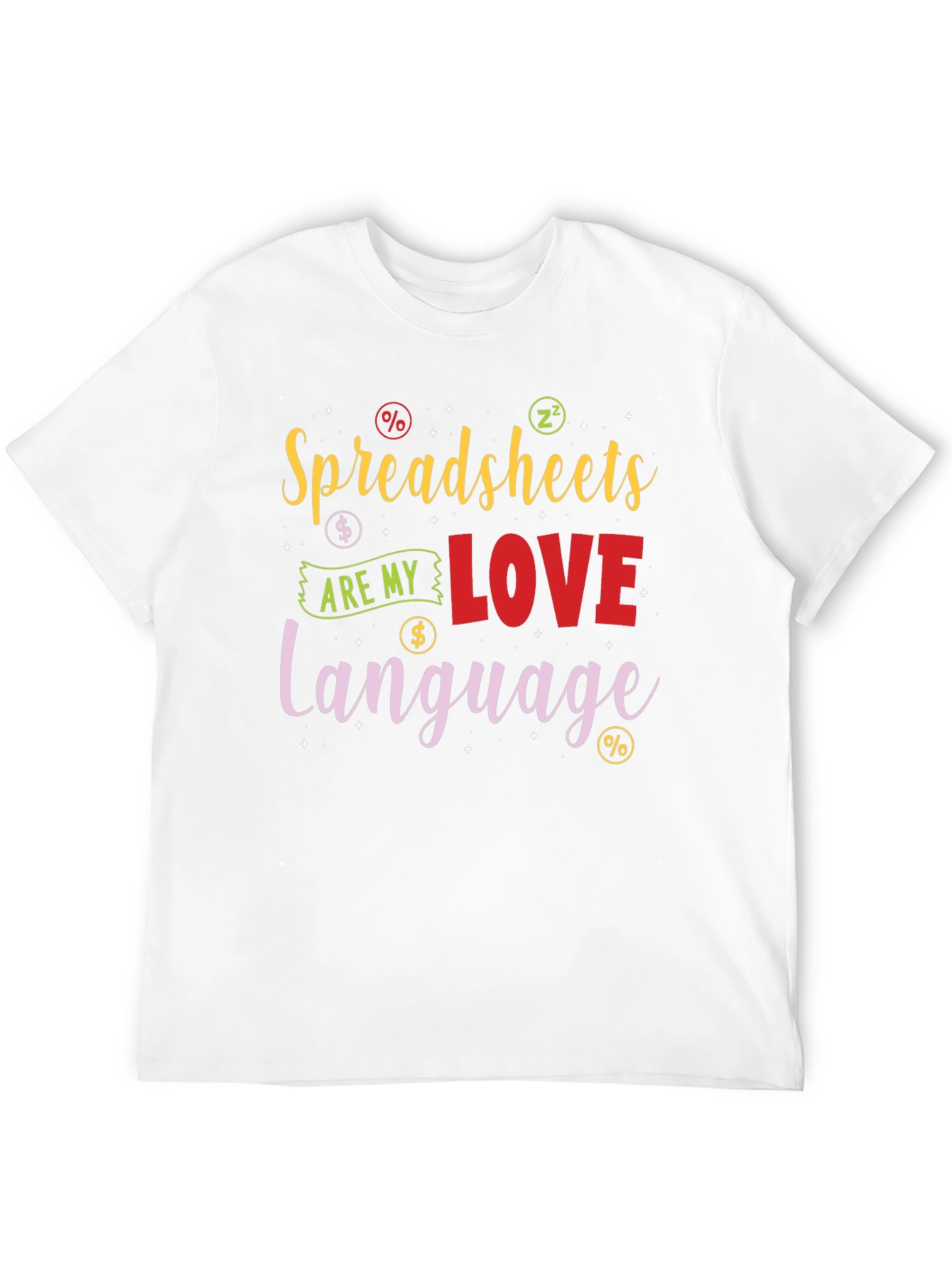 Spreadsheets Love Language T-Shirt
