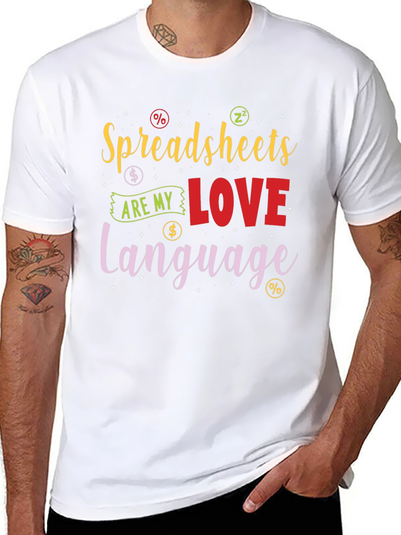 Spreadsheets Love Language T-Shirt