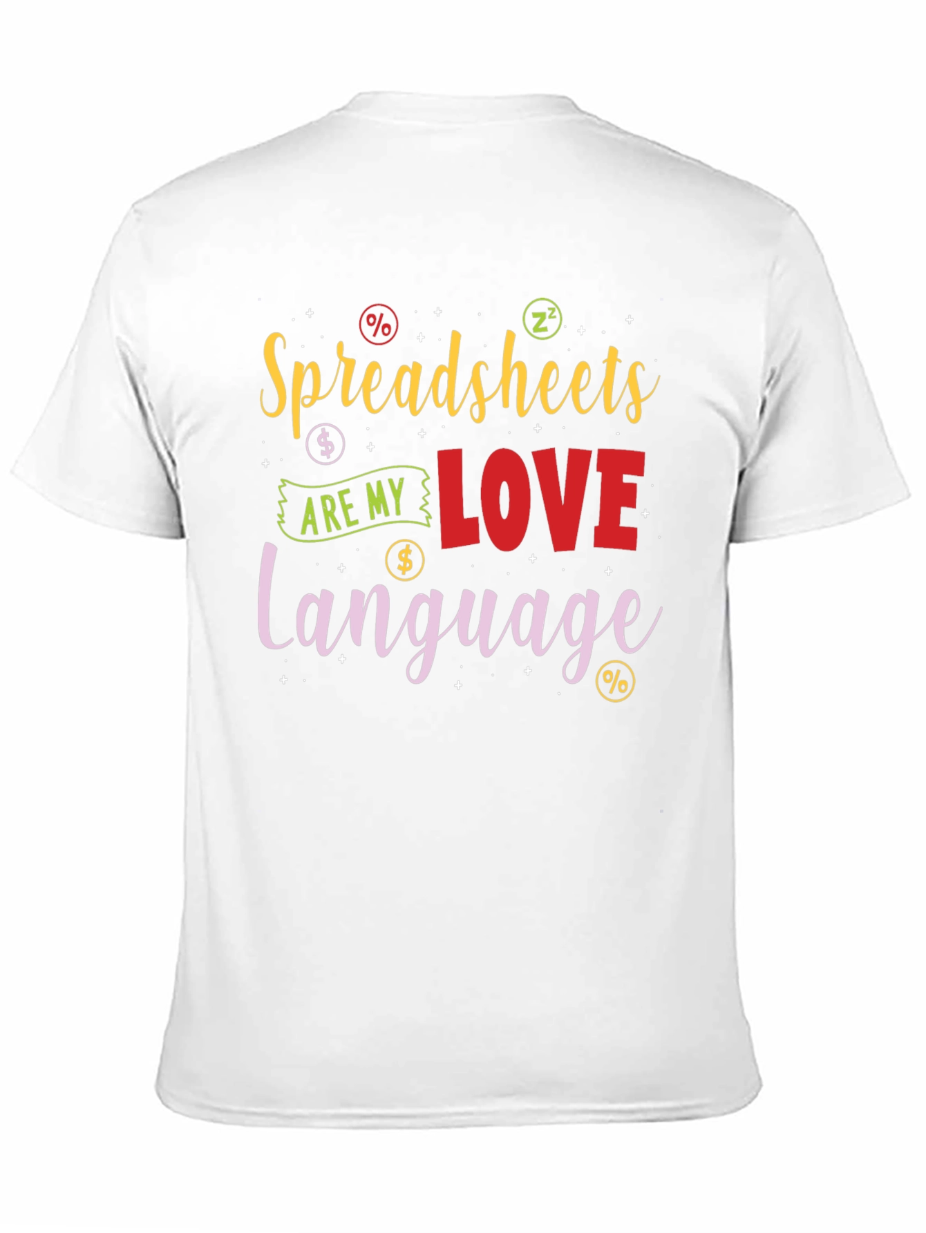 Spreadsheets Love Language T-Shirt