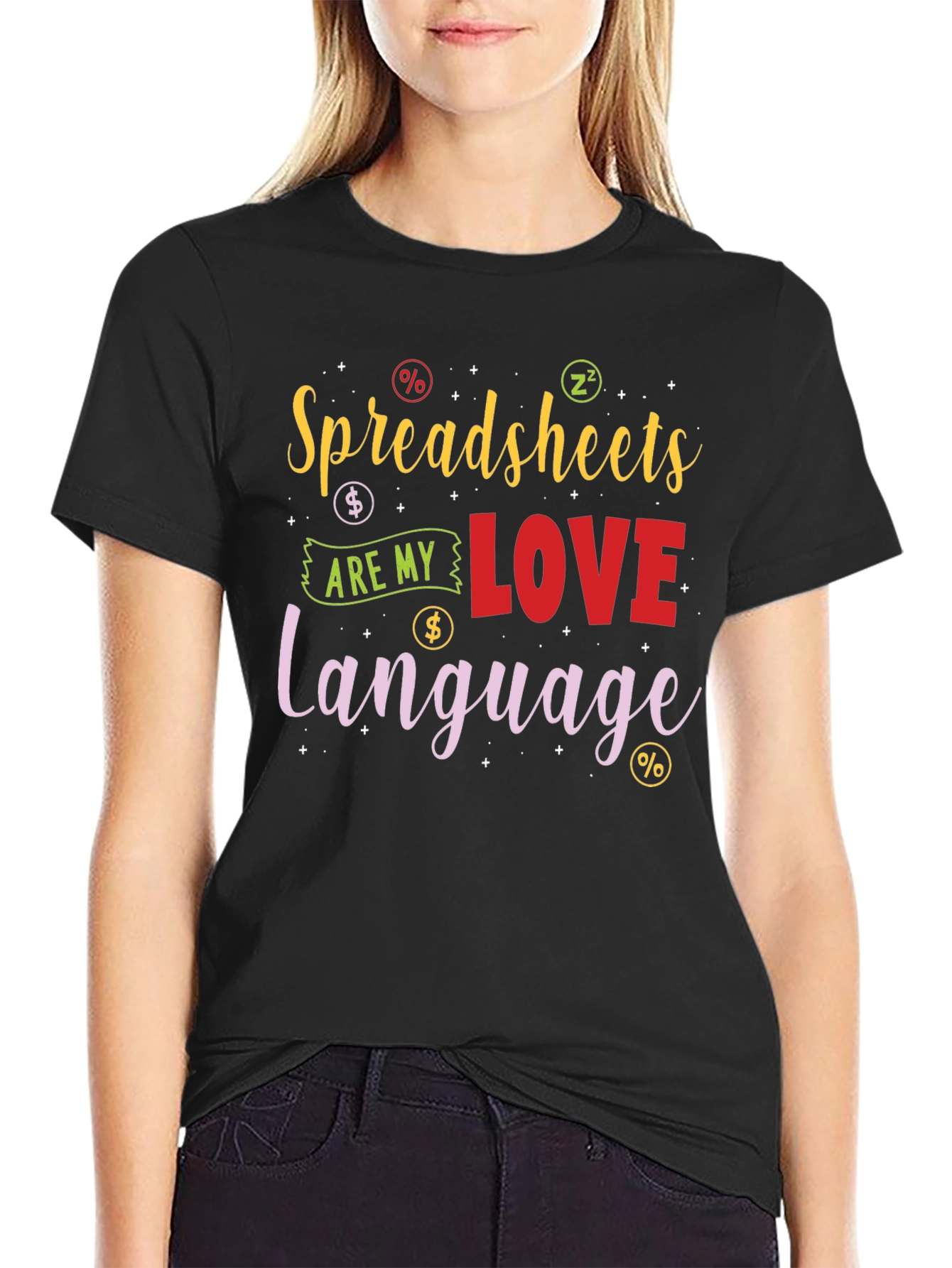 Spreadsheets Love Language T-Shirt