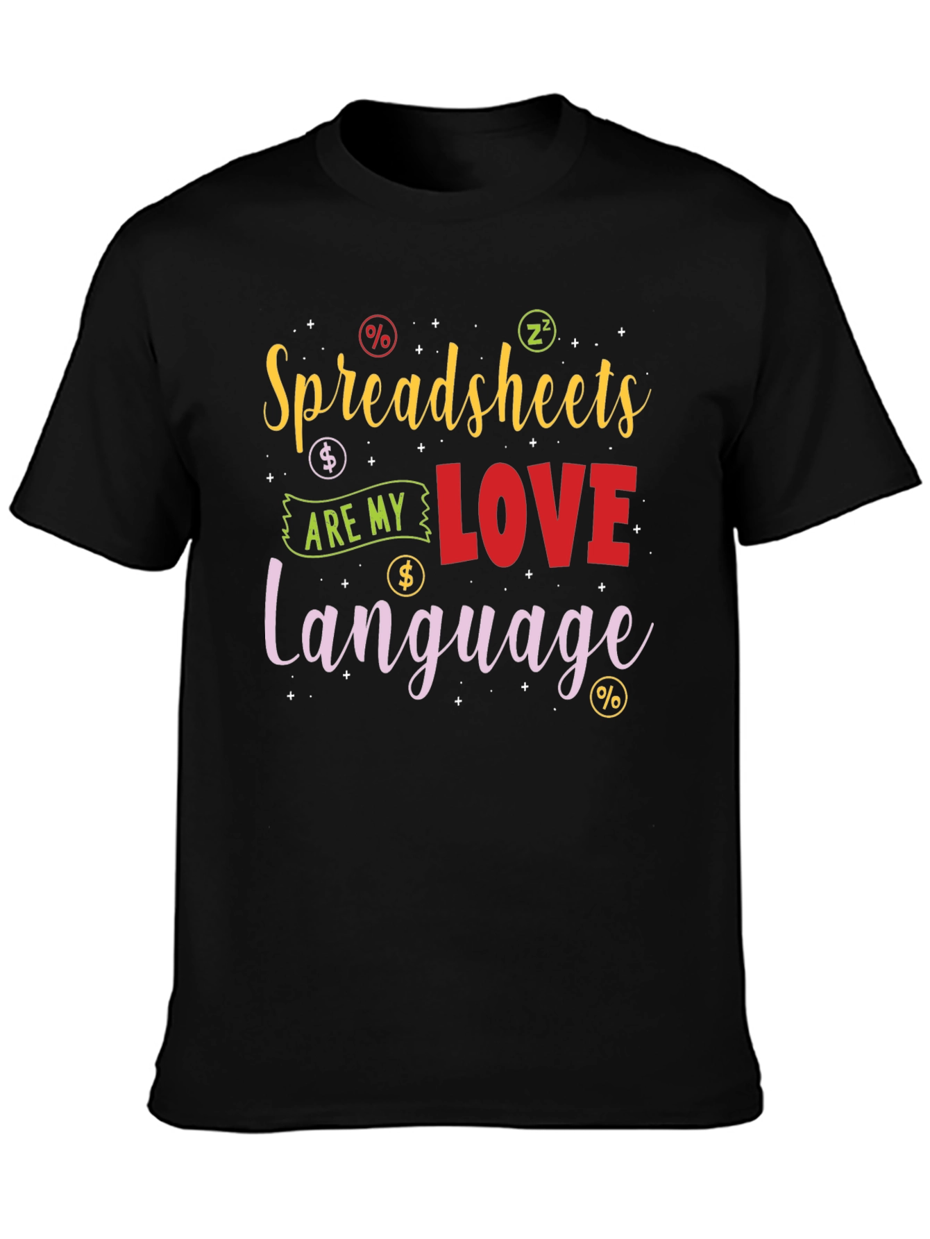 Spreadsheets Love Language T-Shirt