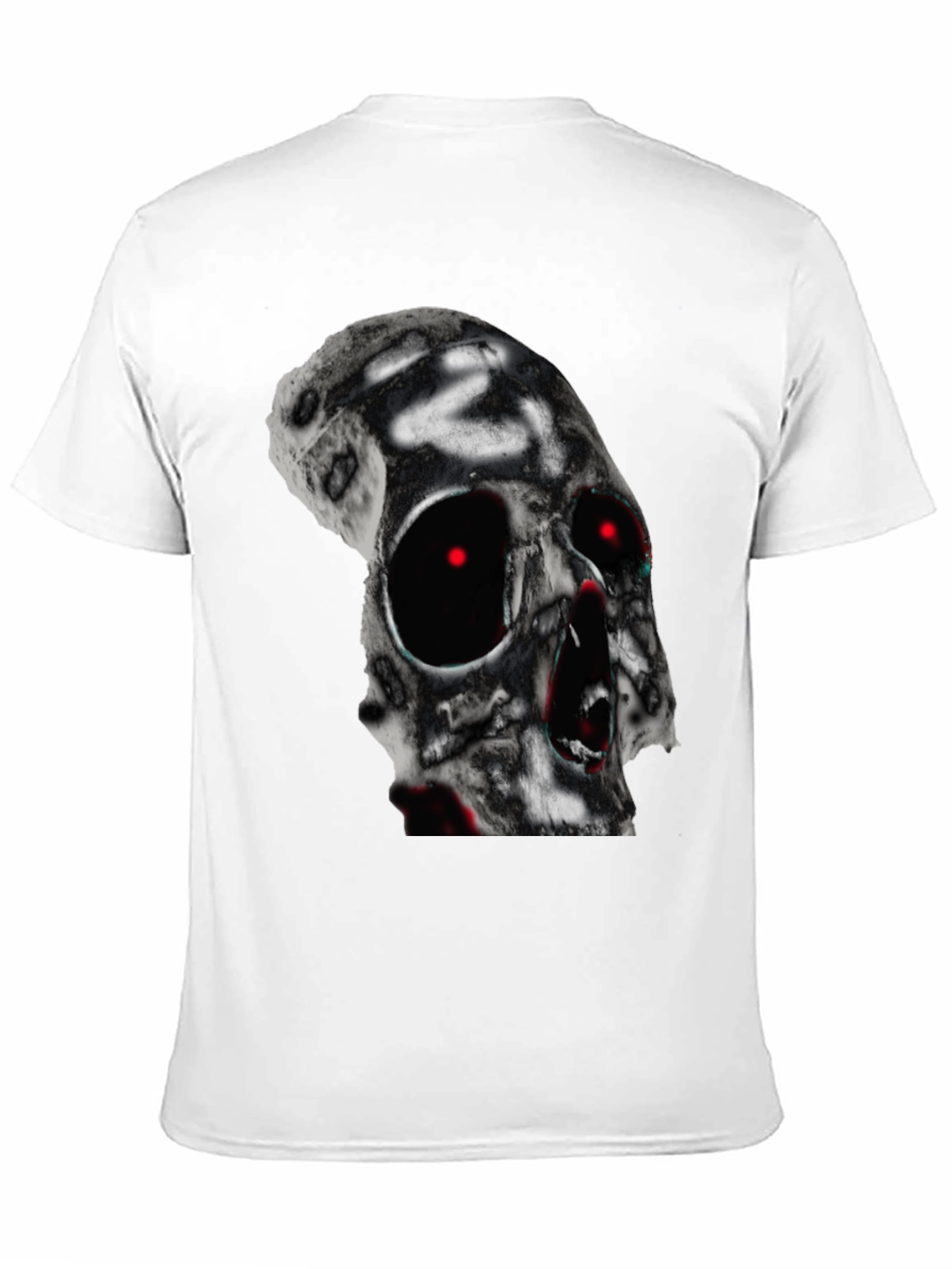 Skull Graphic T-Shirt - Black Cotton Tee
