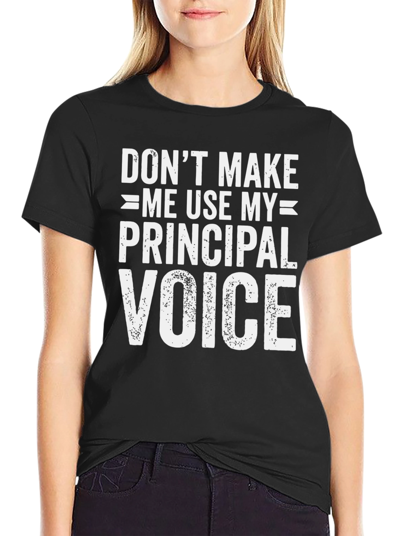 Principal Voice T-Shirt Funny School Teacher Tee