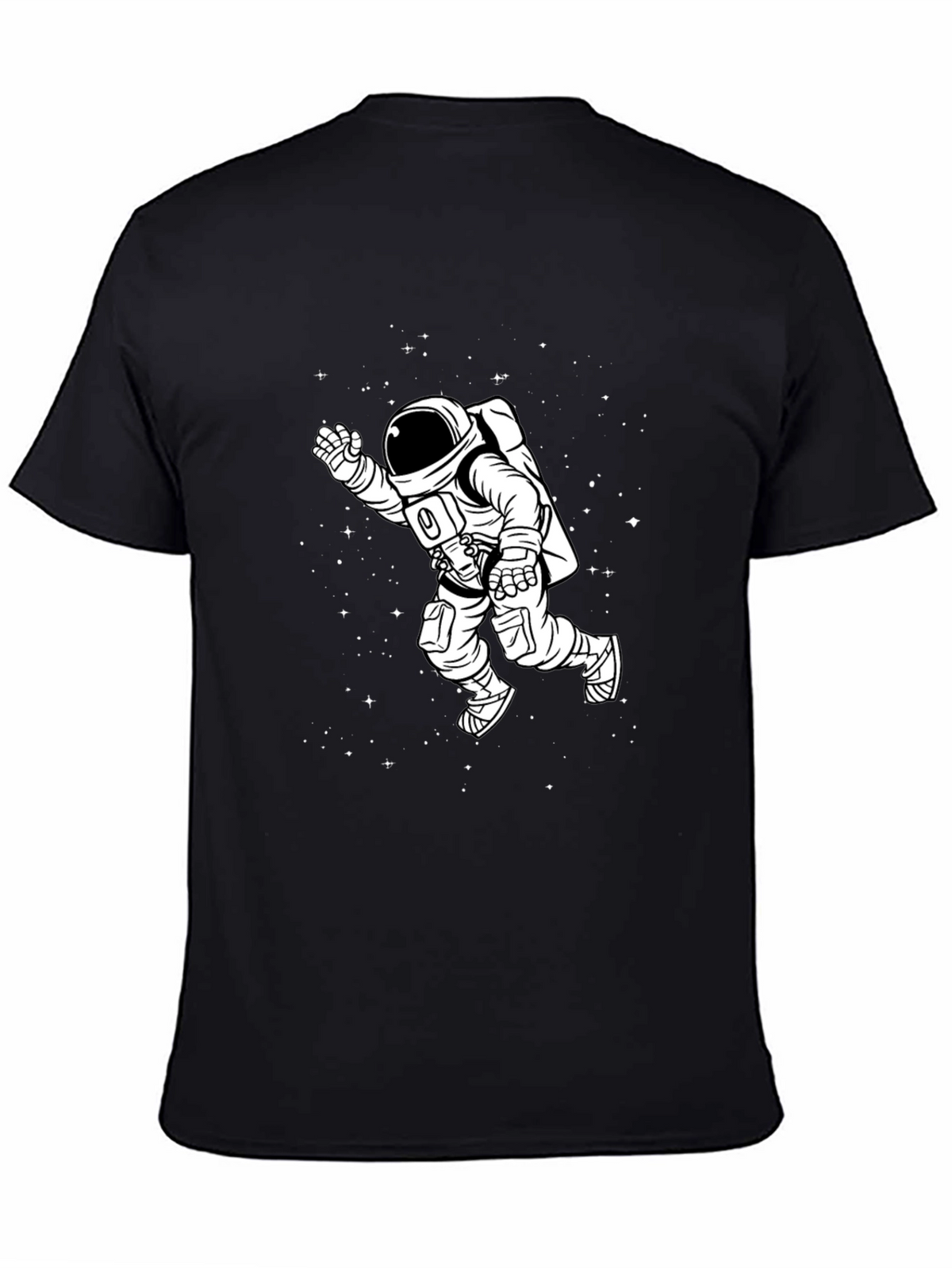 Astronaut Graphic Black T-Shirt