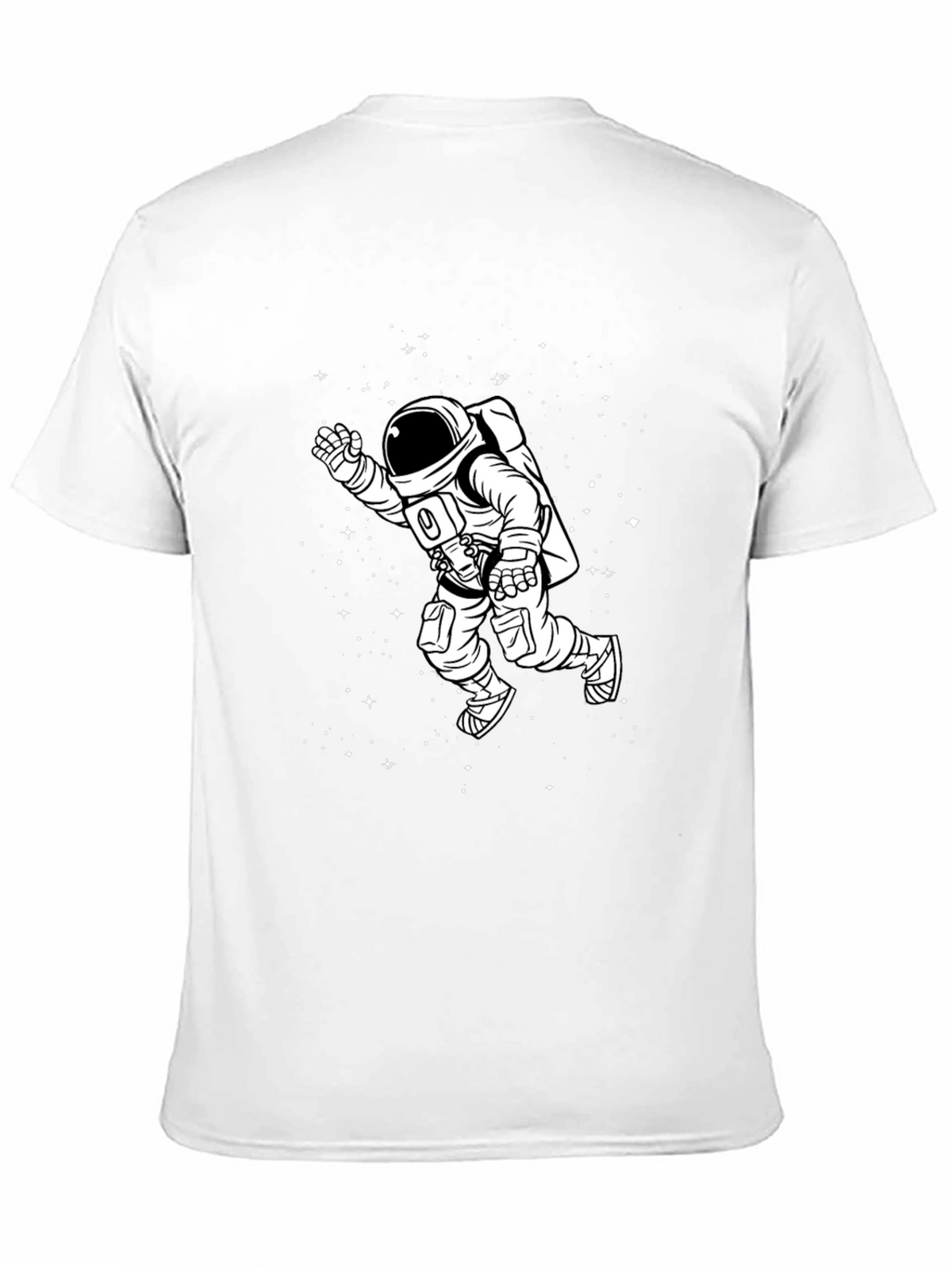 Astronaut Graphic Black T-Shirt