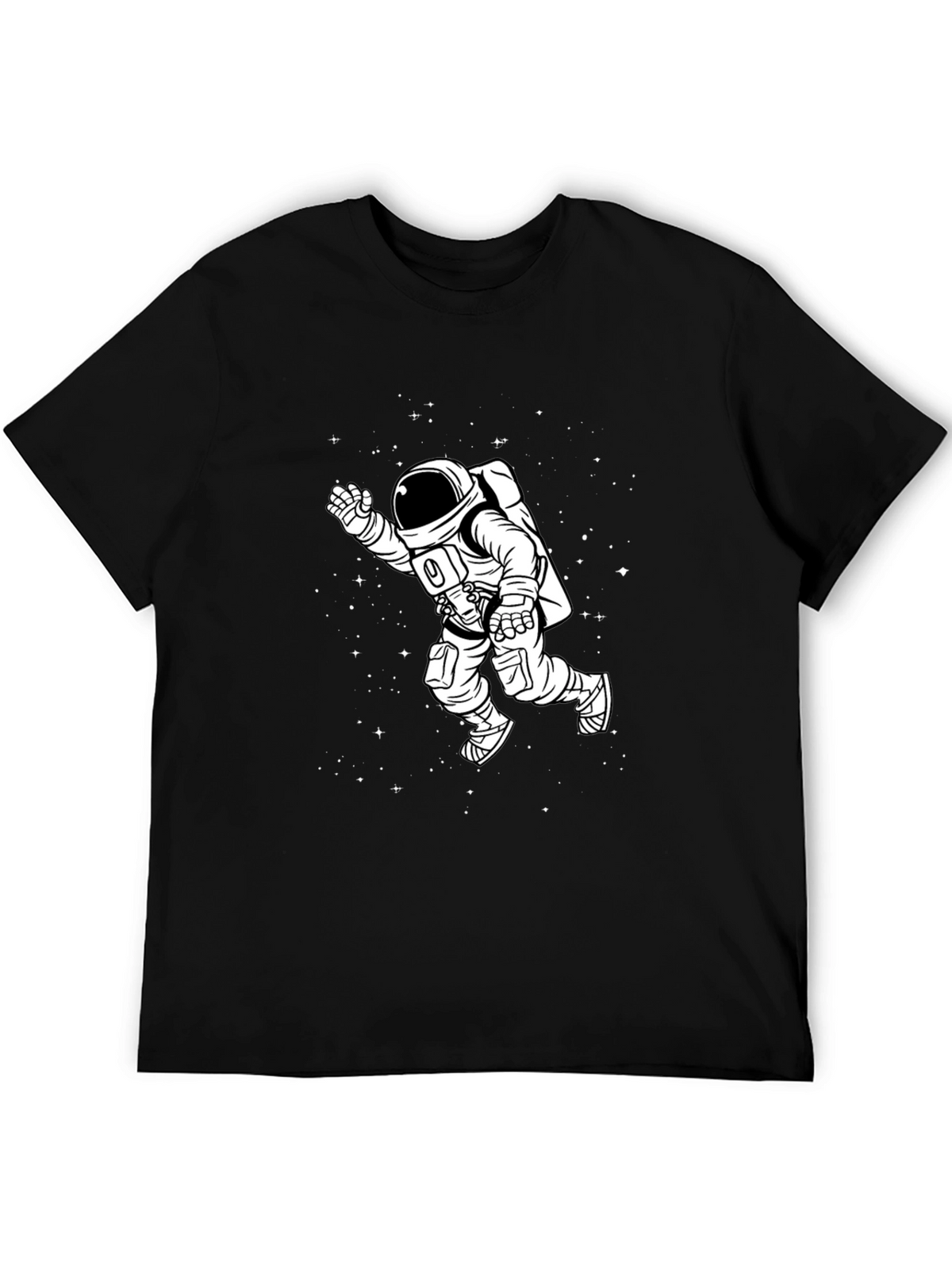 Astronaut Graphic Black T-Shirt