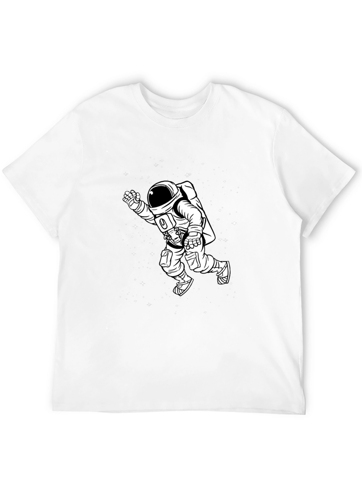 Astronaut Graphic Black T-Shirt