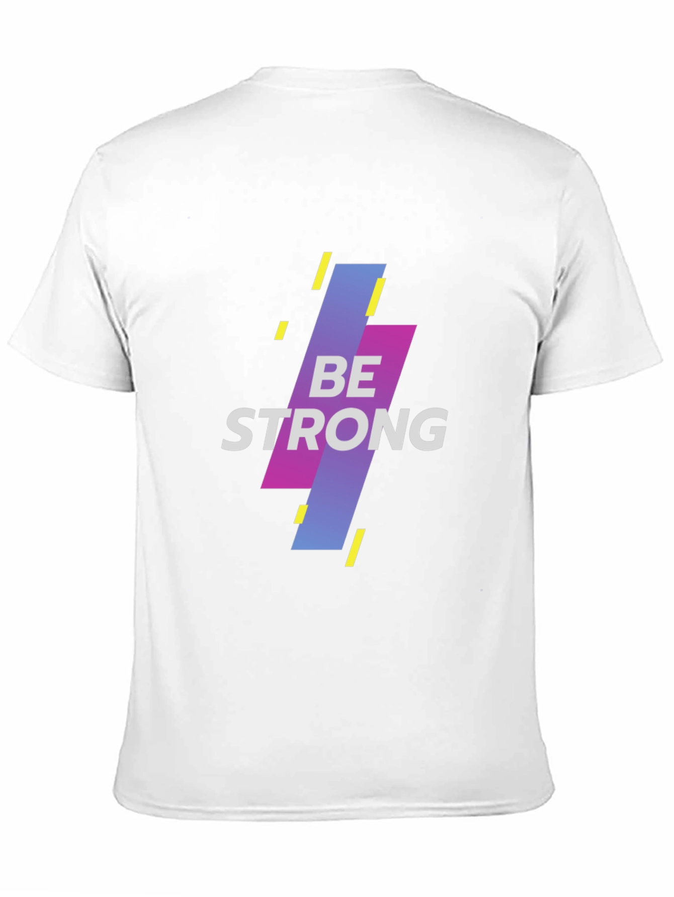Be Strong Graphic Black T-Shirt