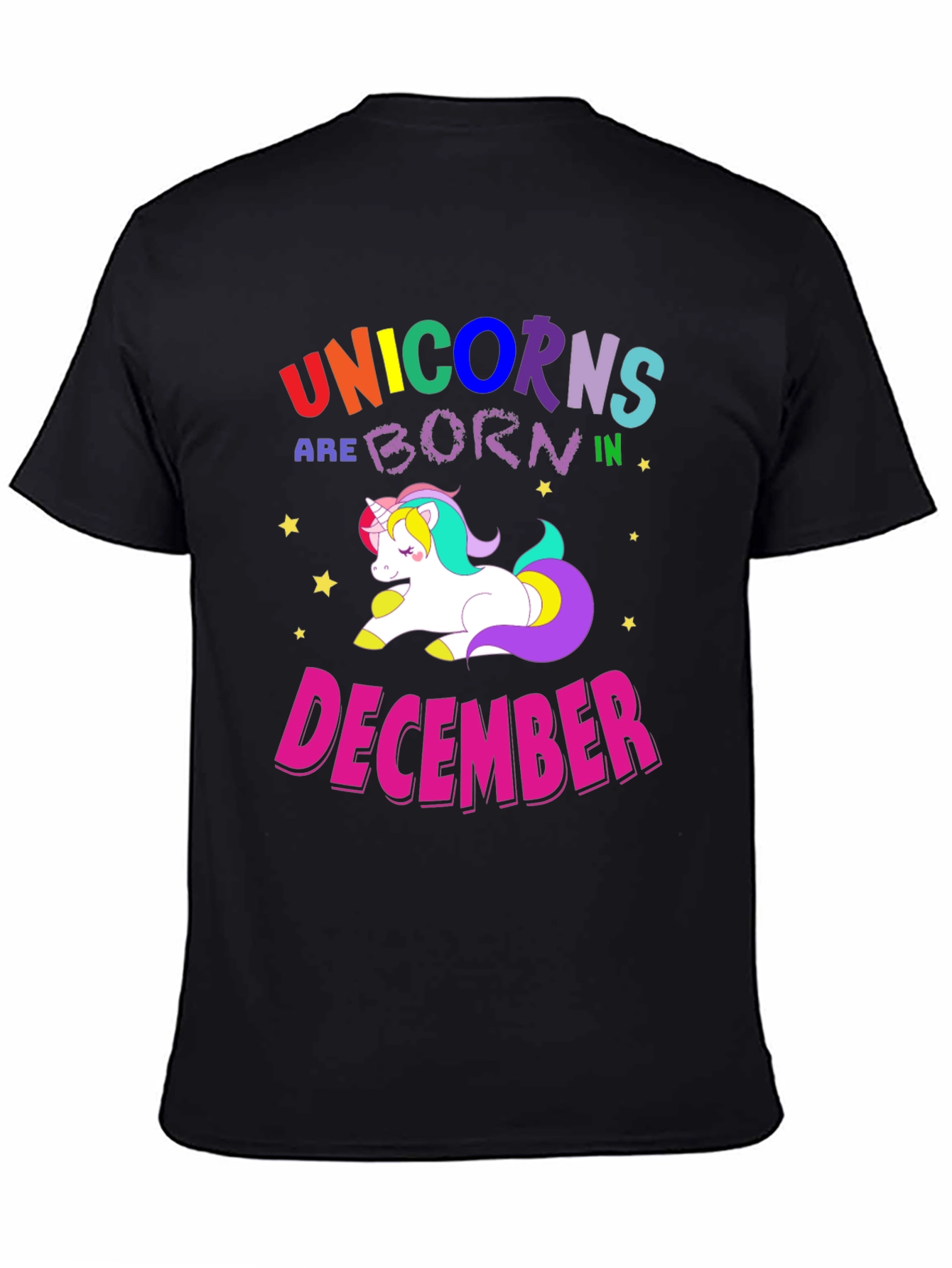 Unicorns Born in December T-Shirt