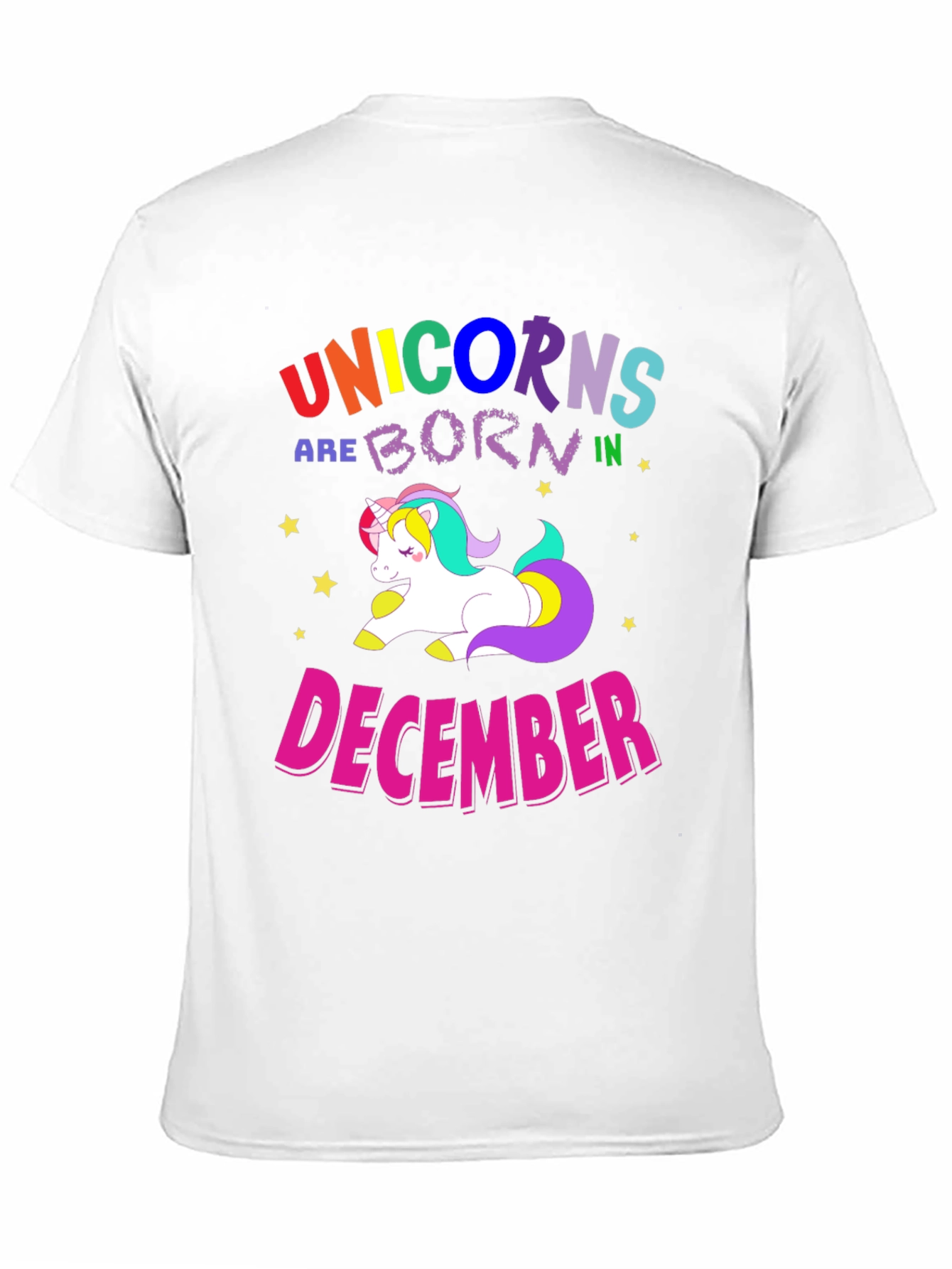 Unicorns Born in December T-Shirt