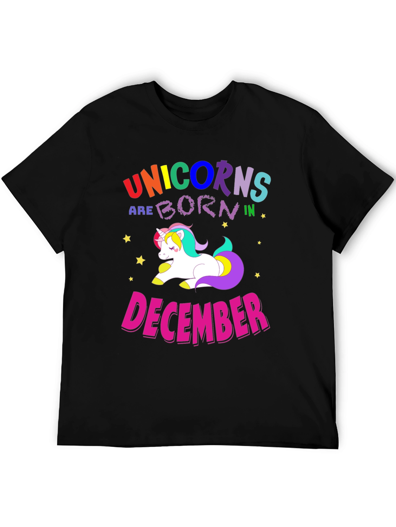 Unicorns Born in December T-Shirt