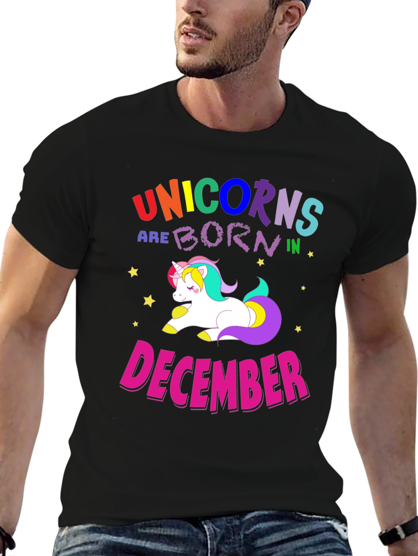 Unicorns Born in December T-Shirt