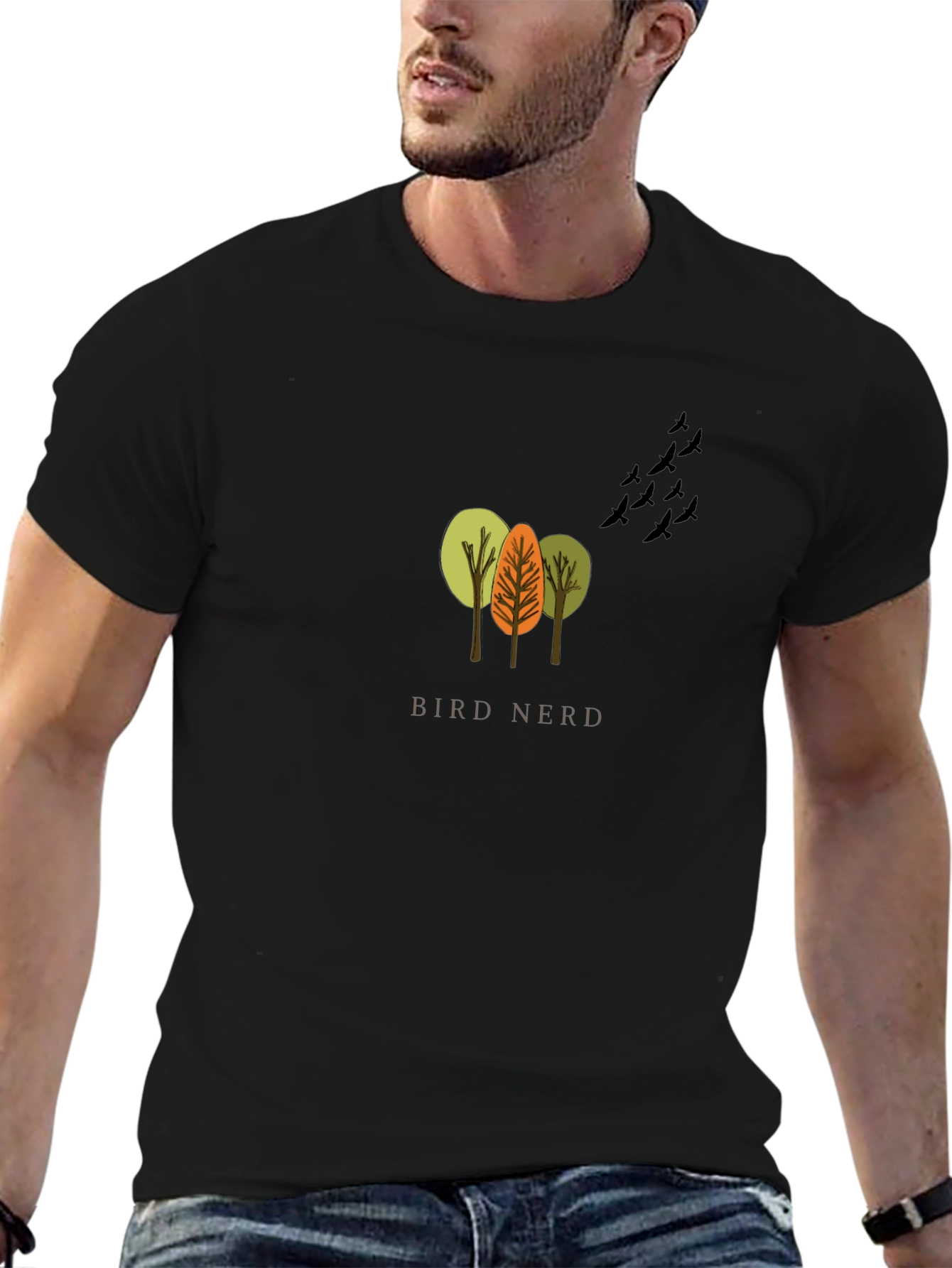 Bird Nerd Graphic Tee - Nature Lover Shirt