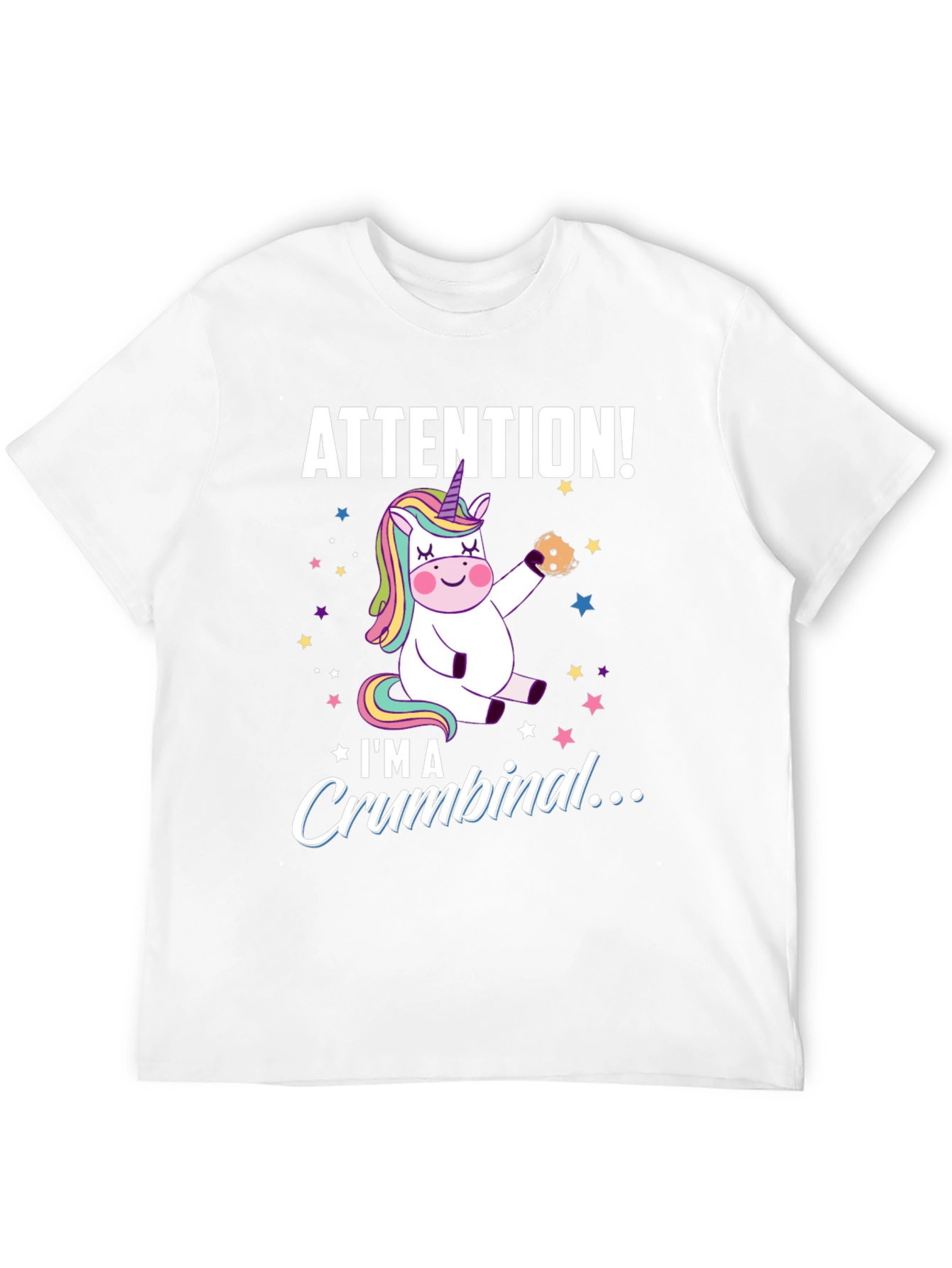 Unicorn Crumbinal Black T-Shirt