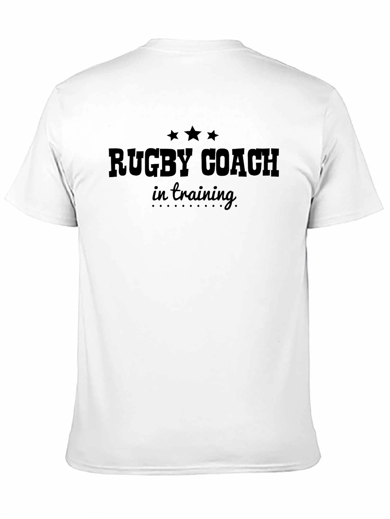 Rugby Coach In Training Black T-Shirt