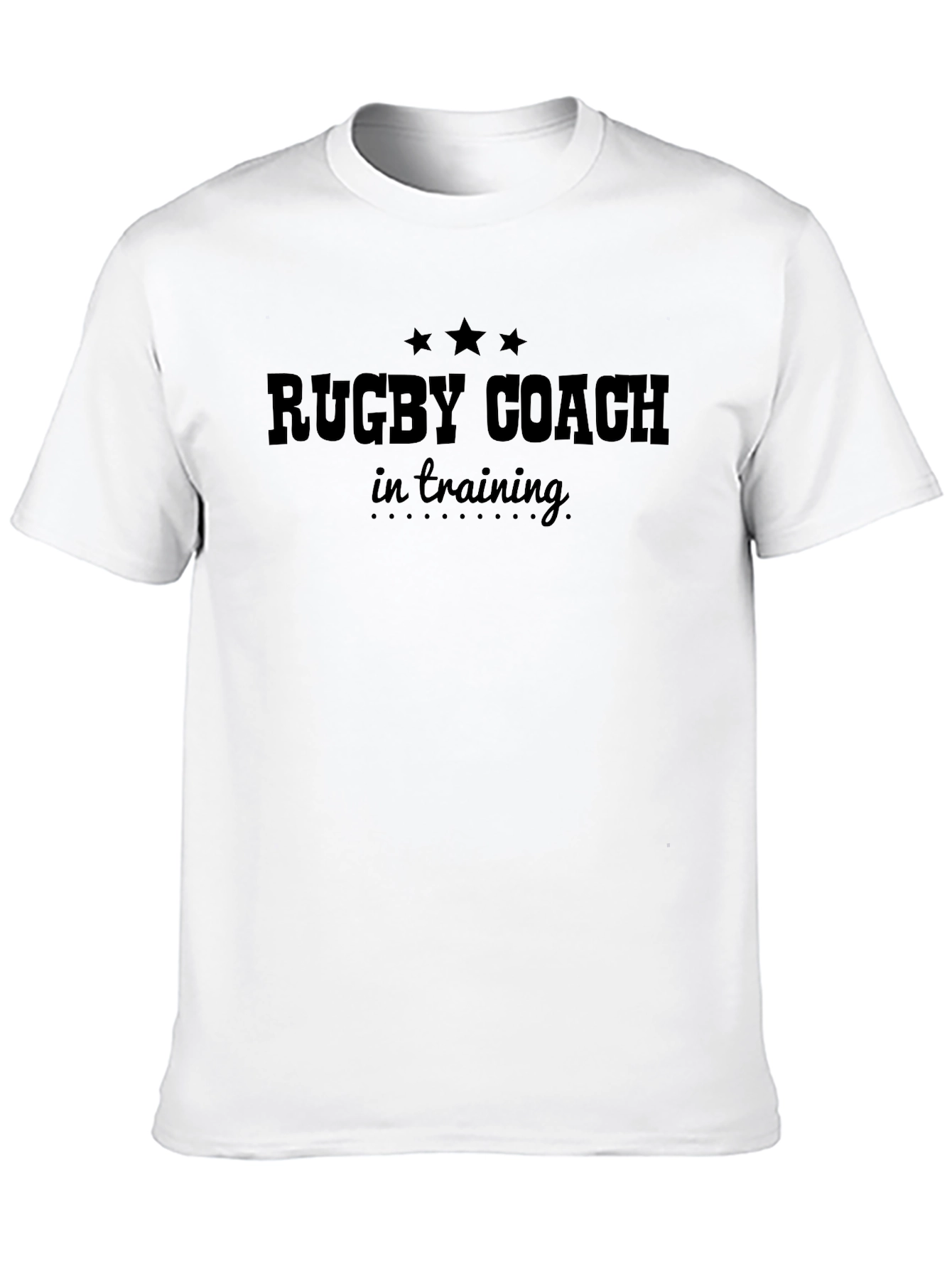 Rugby Coach In Training Black T-Shirt