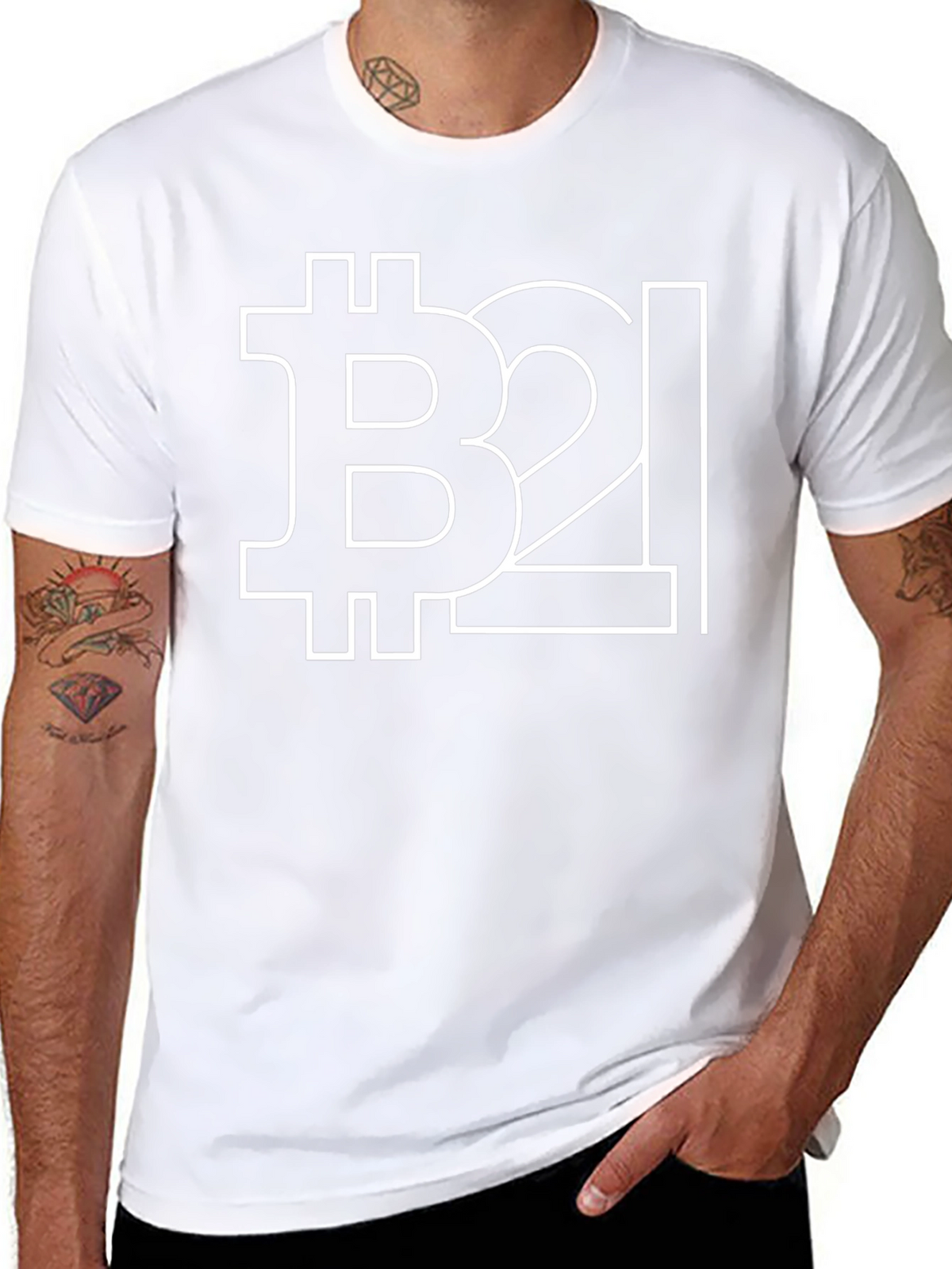 Bitcoin B2l T-Shirt - Crypto Investor Tee