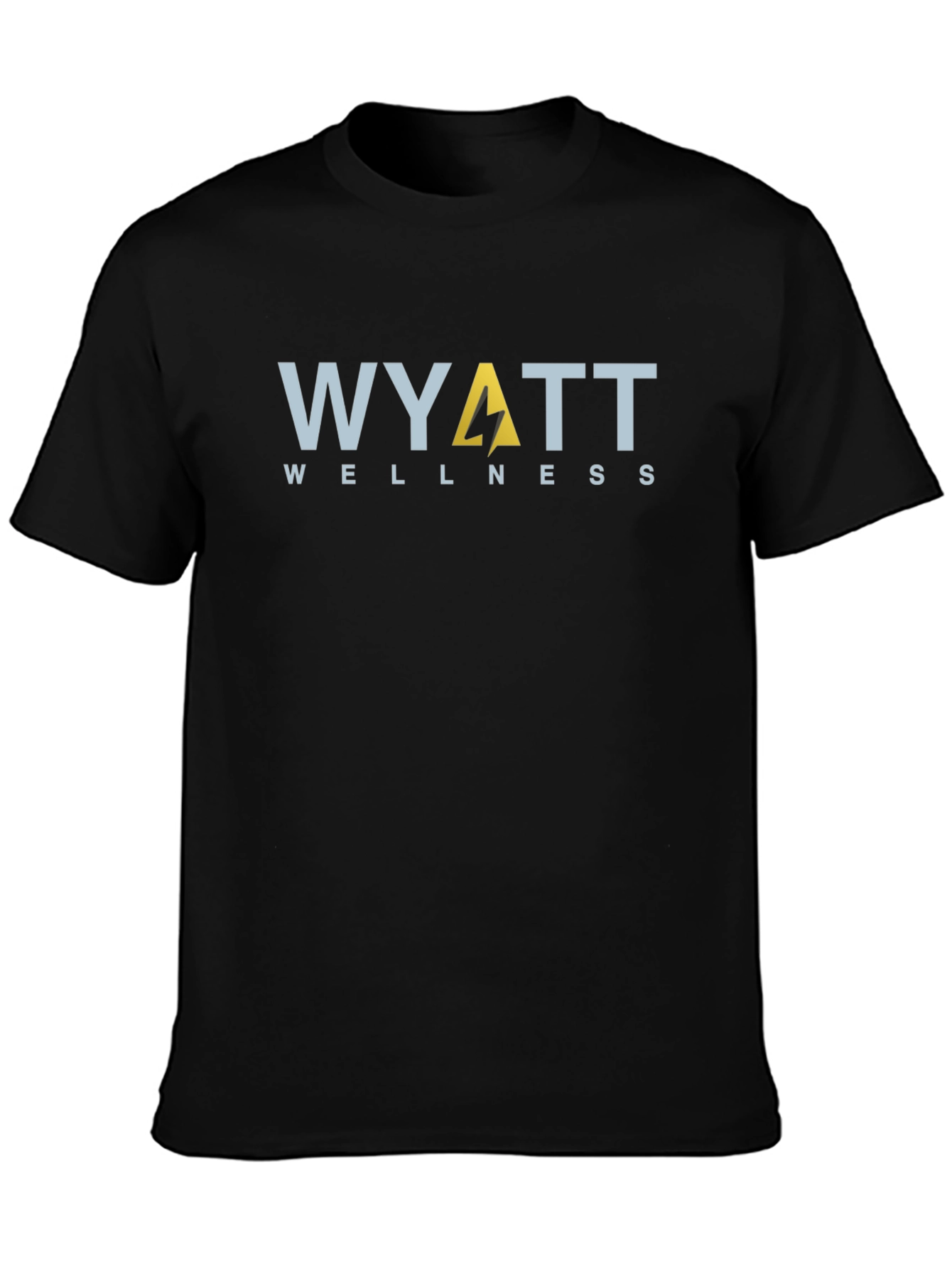 Wyatt Wellness Black T-Shirt - Modern Style