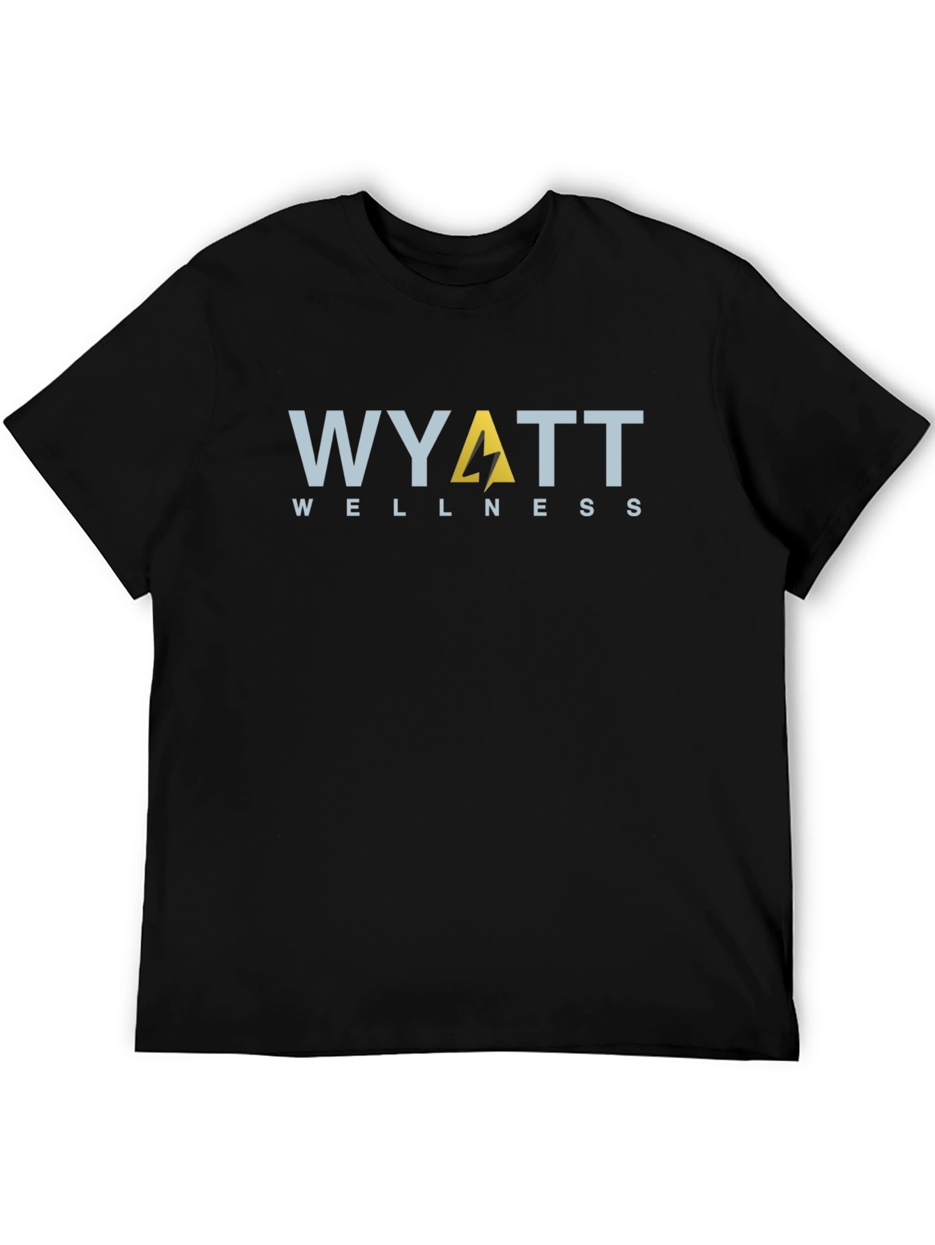 Wyatt Wellness Black T-Shirt - Modern Style